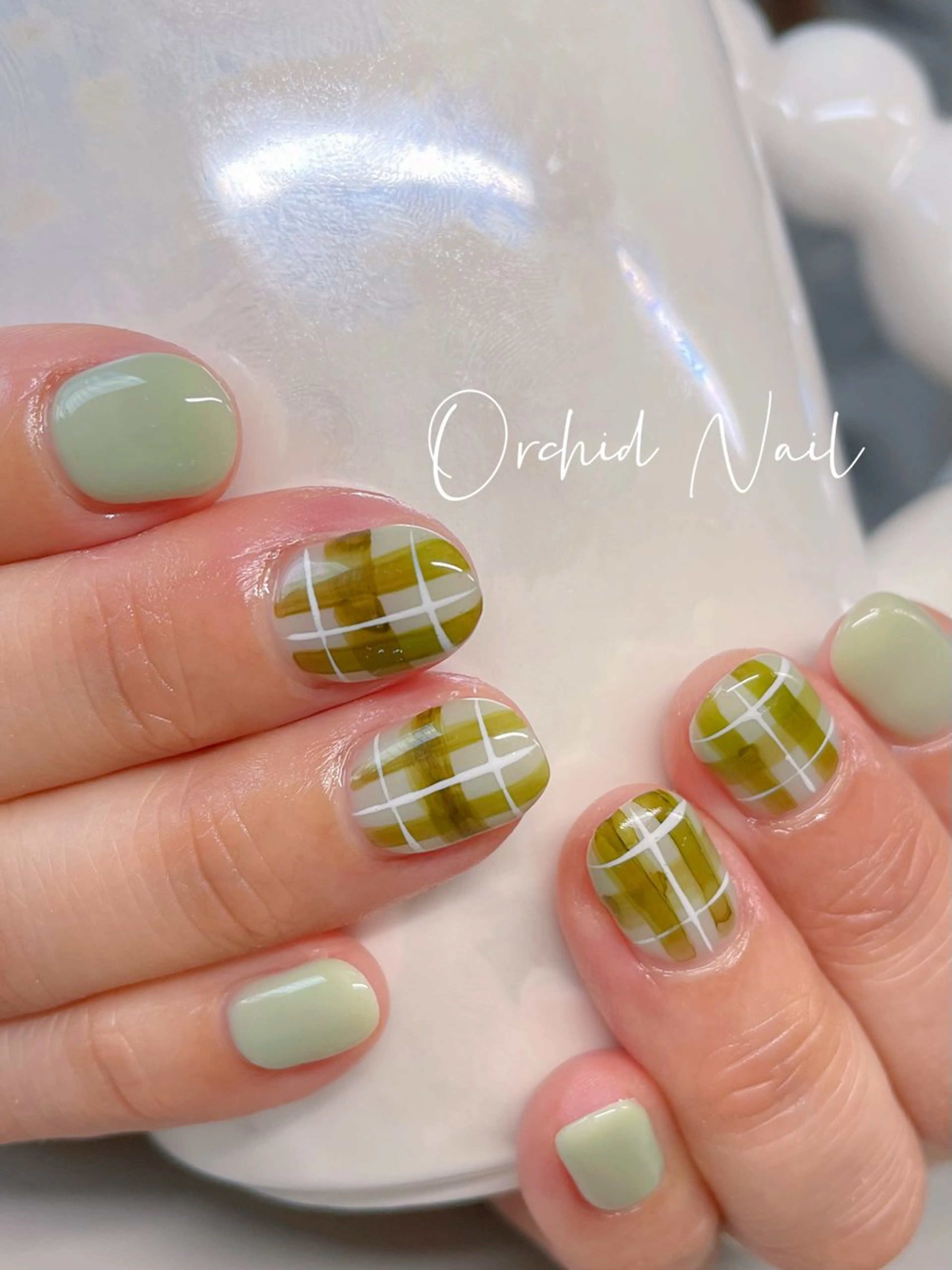 ネイル 韓国ネイル ハンドネイル Orchid Nailのネイルデザイン