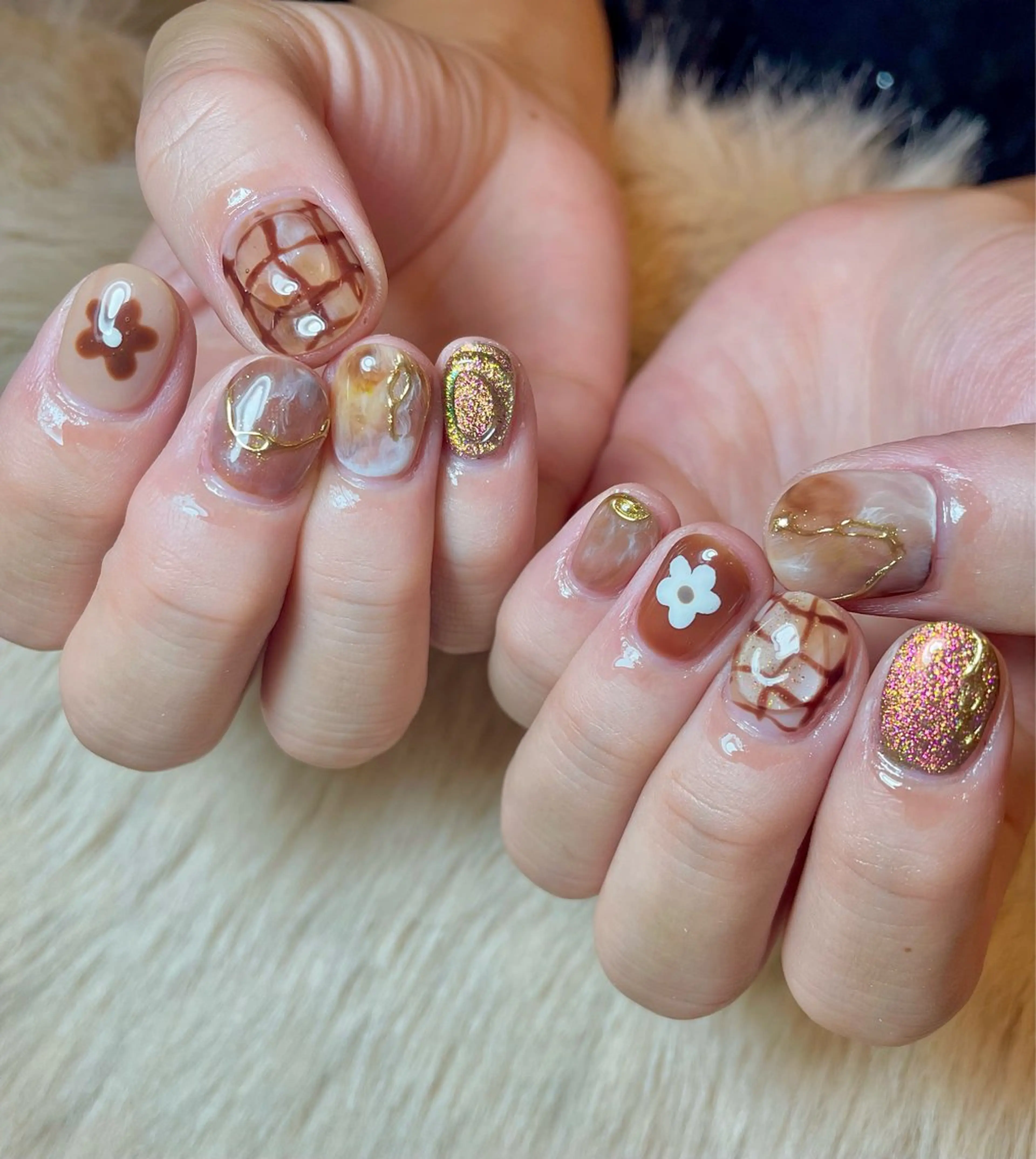 ネイル ミラーネイル ニュアンスネイル ぷっくりネイル BEAUTY GARDEN 【nail salon unseul】所属・nana .のネイルデザイン