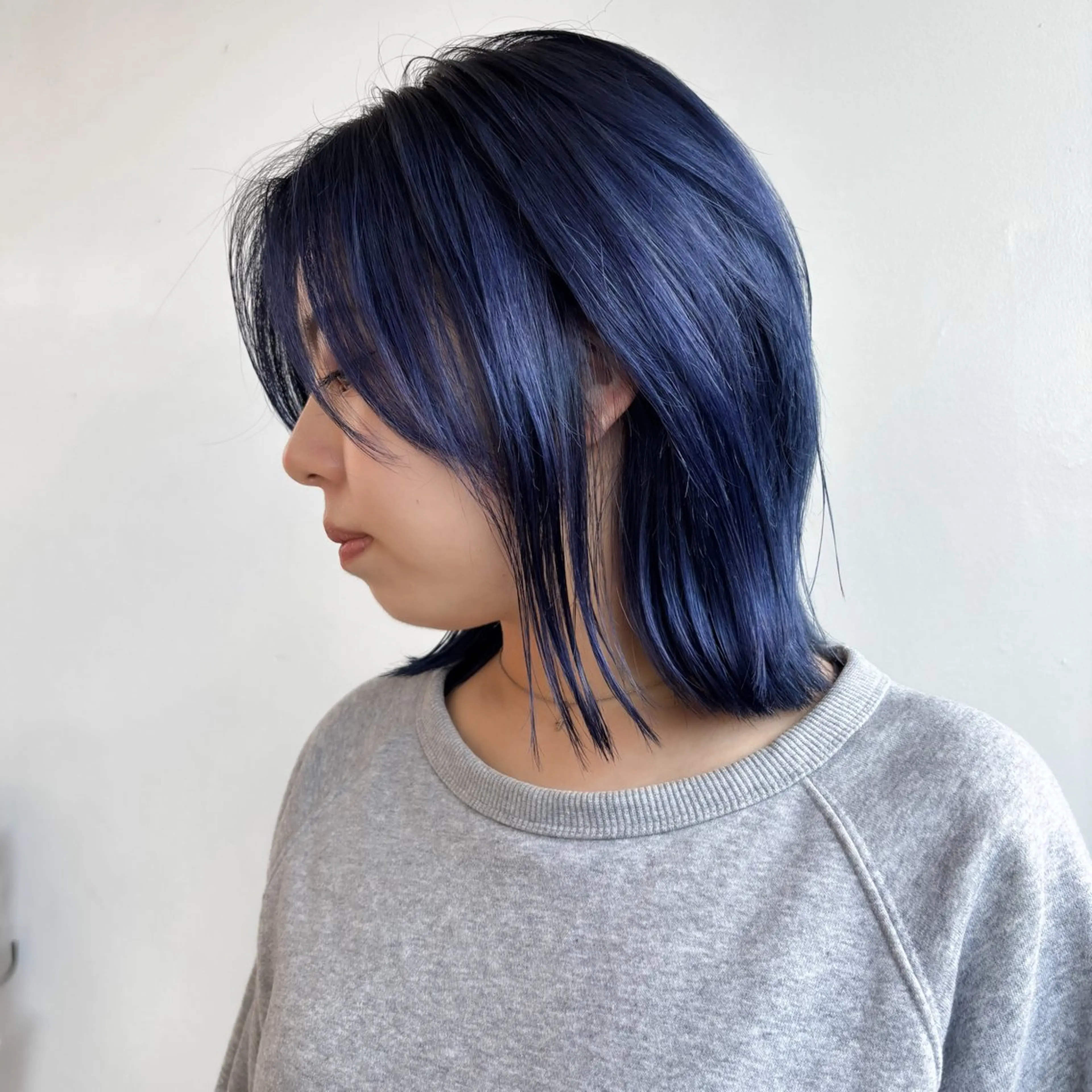 ミディアム カラー 艶カラー🫧 猿渡 響のヘアスタイル