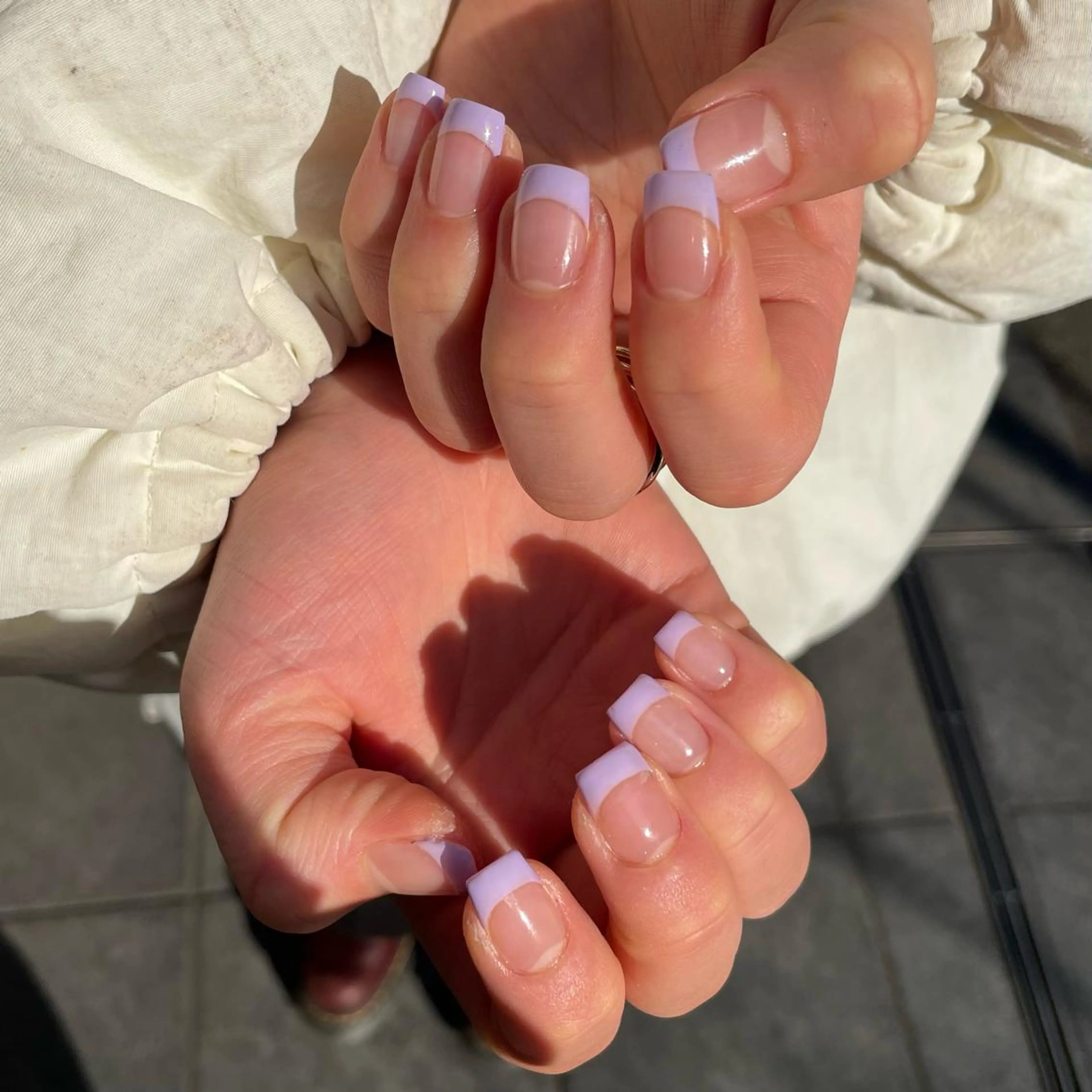 【オフなし】 ♡フレンチネイル♡(クリアベース)の写真