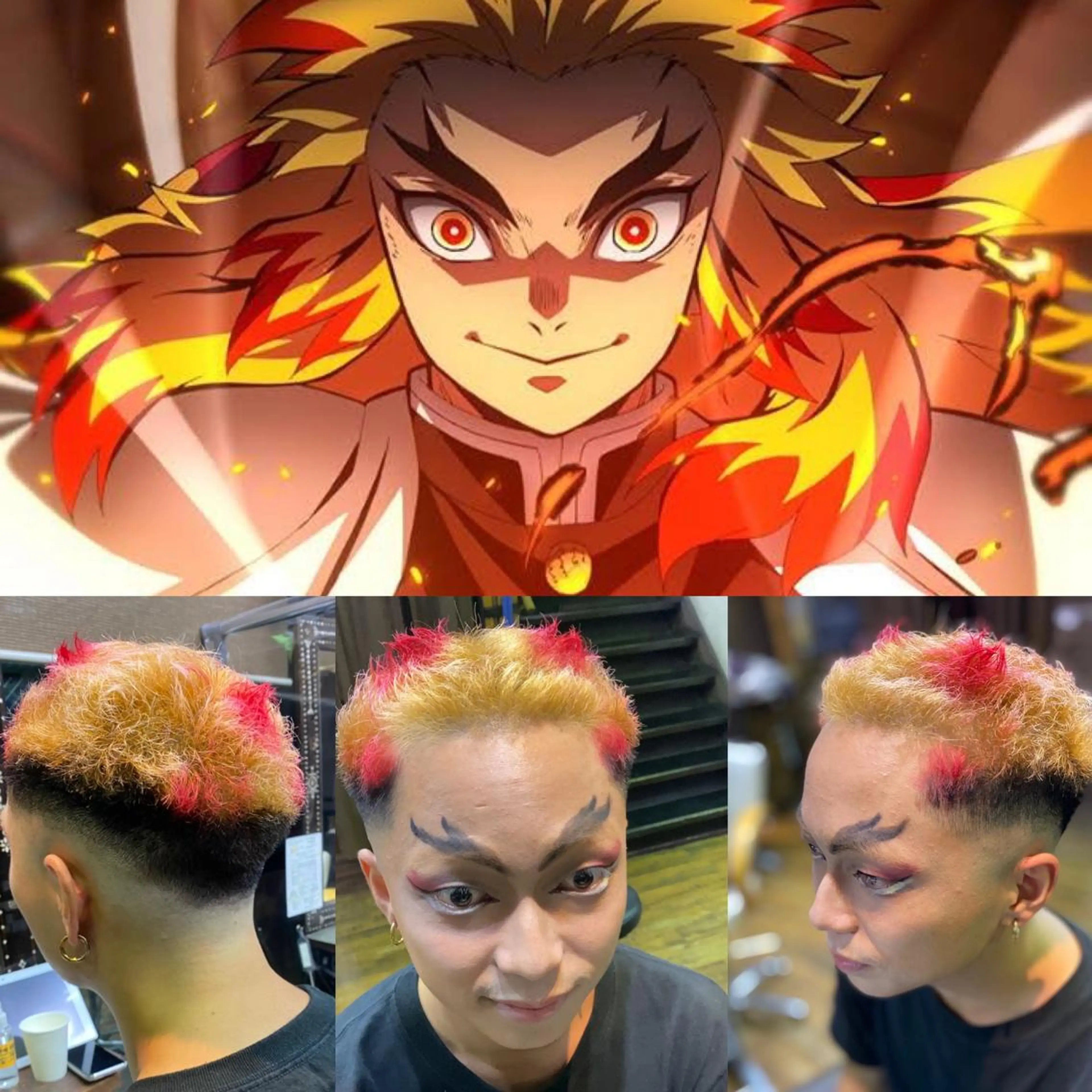 カラー メンズ フェードカット カット FERNA池袋所属・マンツーマン施術✂︎ 金田尚久🎨のヘアスタイル