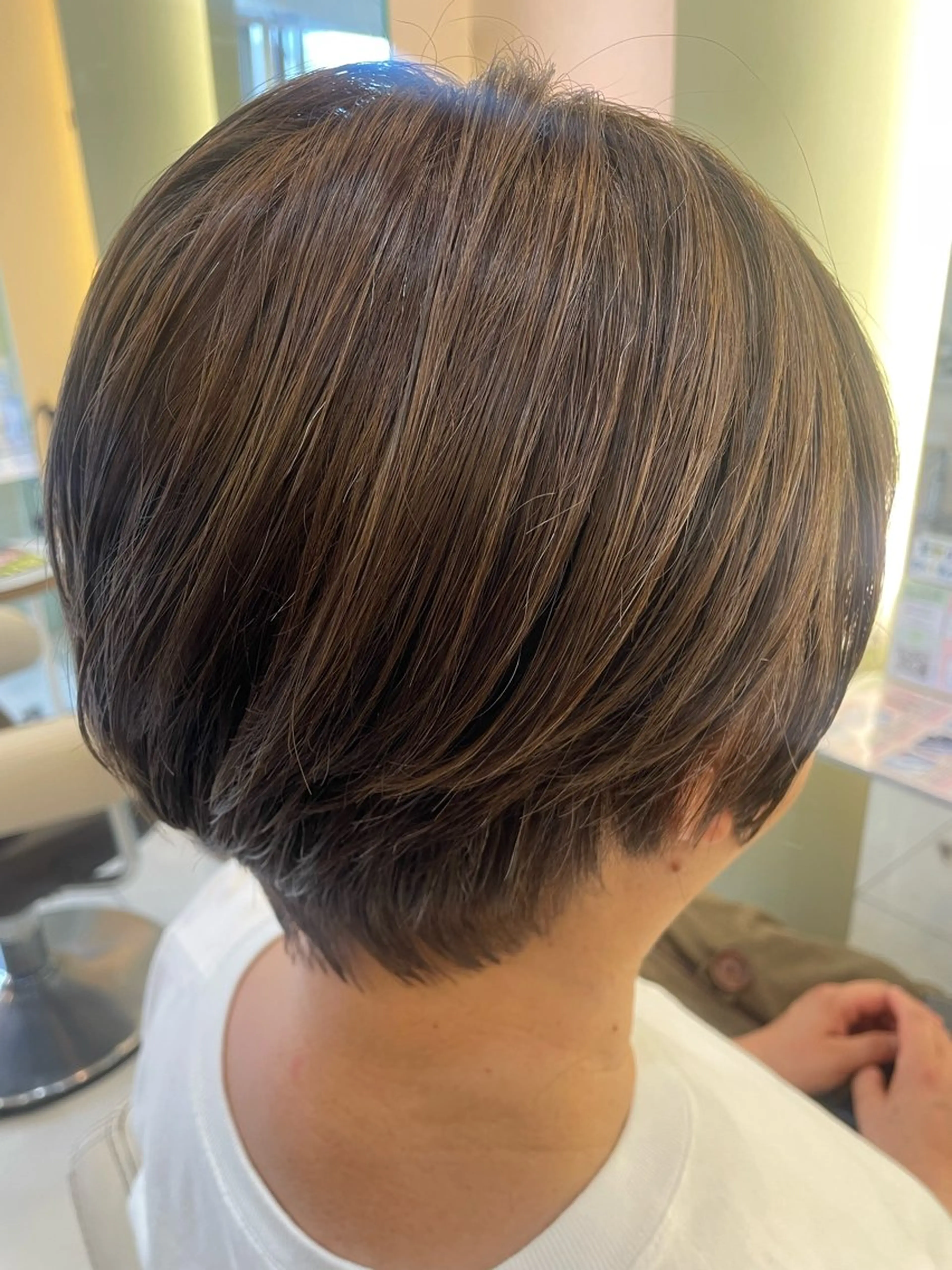 ショート カラー ヘアカラー トリートメント リリー /Men's/パーマのヘアスタイル