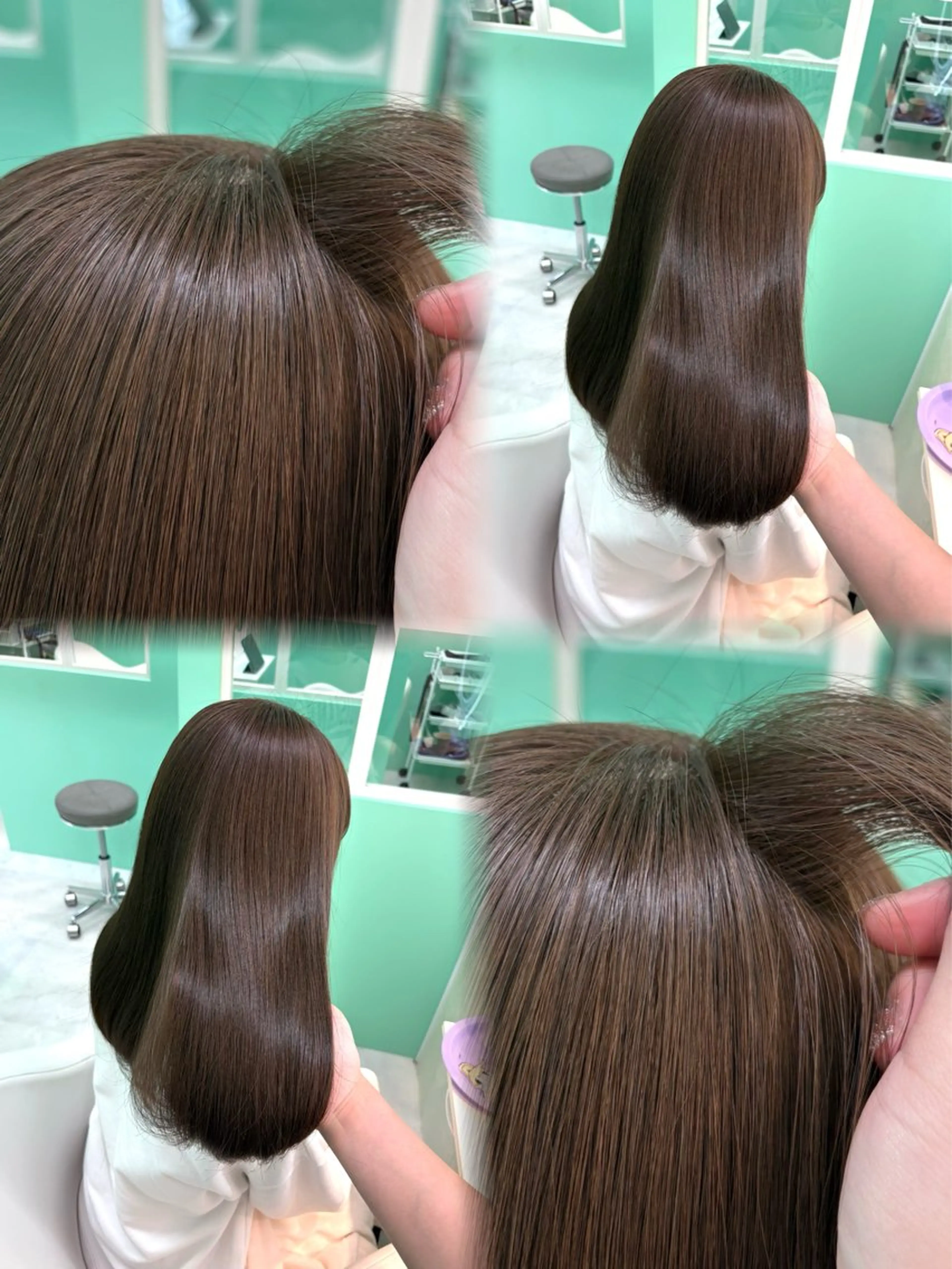 セミロング カラー カット ヘアカラー トリートメント Ella所属・nana【艶髪】/ レイヤー/縮毛矯正のヘアスタイル