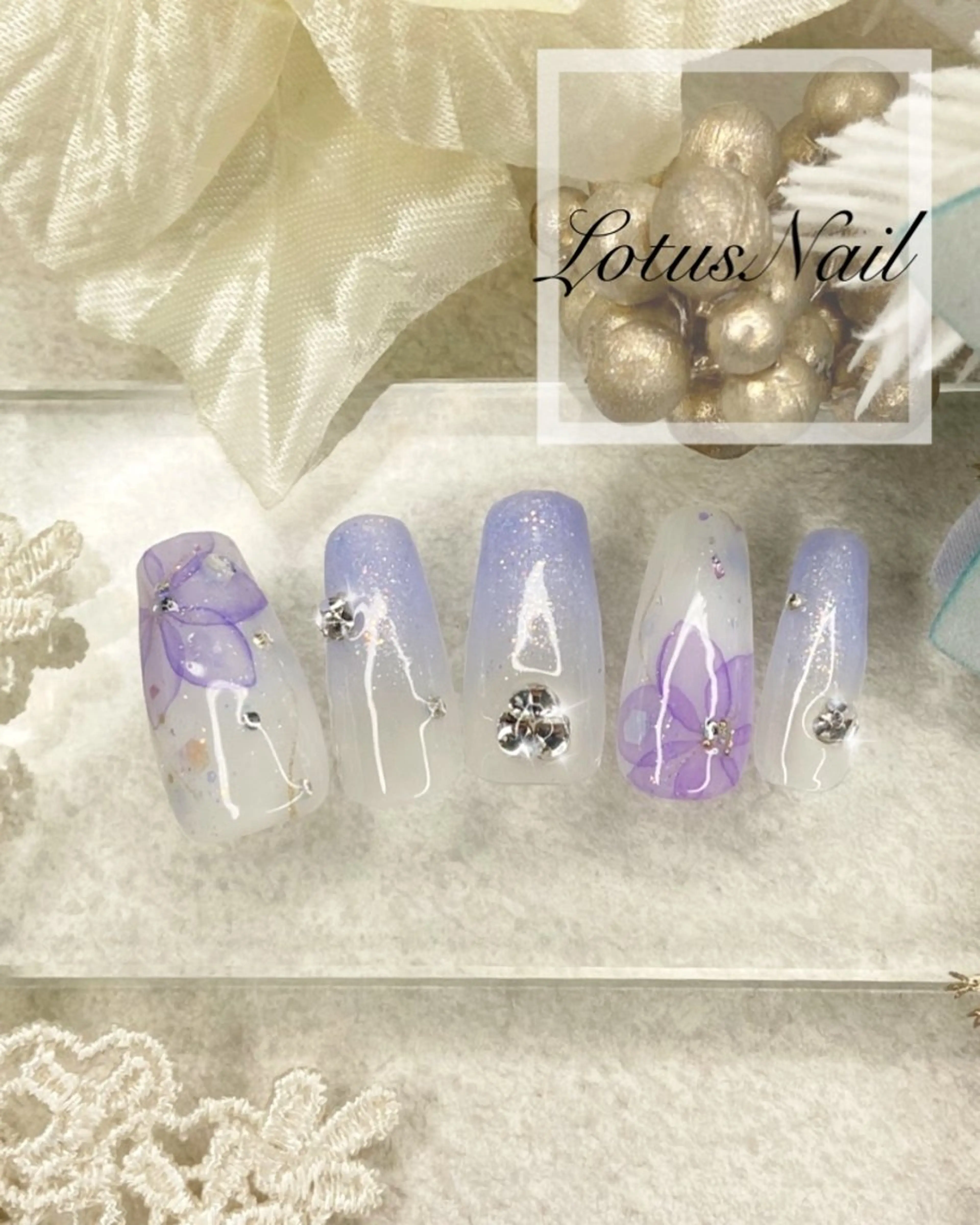 ネイル ハンドネイル Lotus Nailのネイルデザイン