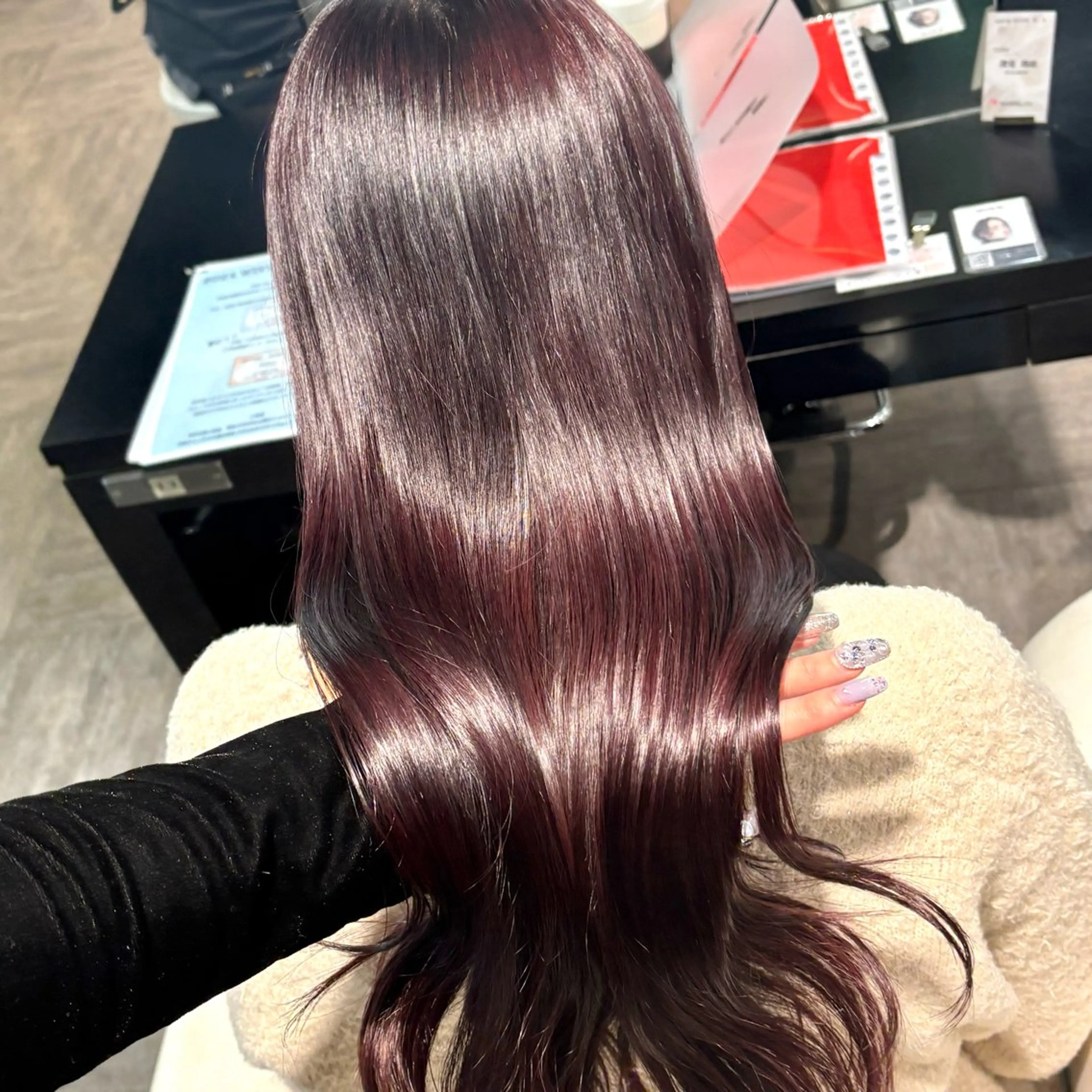 ロング カラー ダブルカラー ラベンダーカラー ラベンダーピンク ピンクカラー ヘアカラー トリートメント 🤍愛されヘア⌇ 𝐑 𝐈 𝐎🤍のヘアスタイル