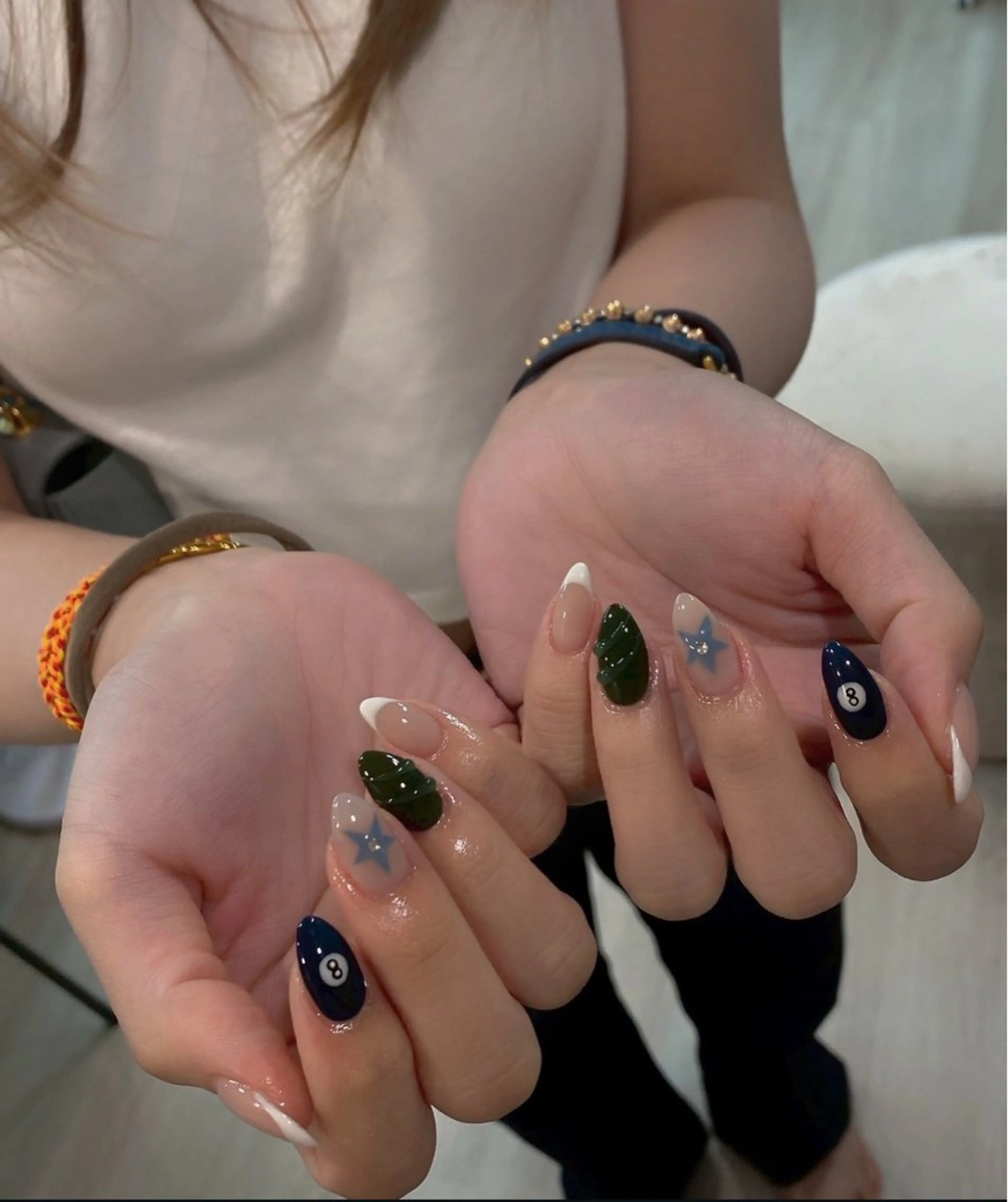 [研修コース]180分チップ長さ出しパーツ付け放題＆アートやりの写真