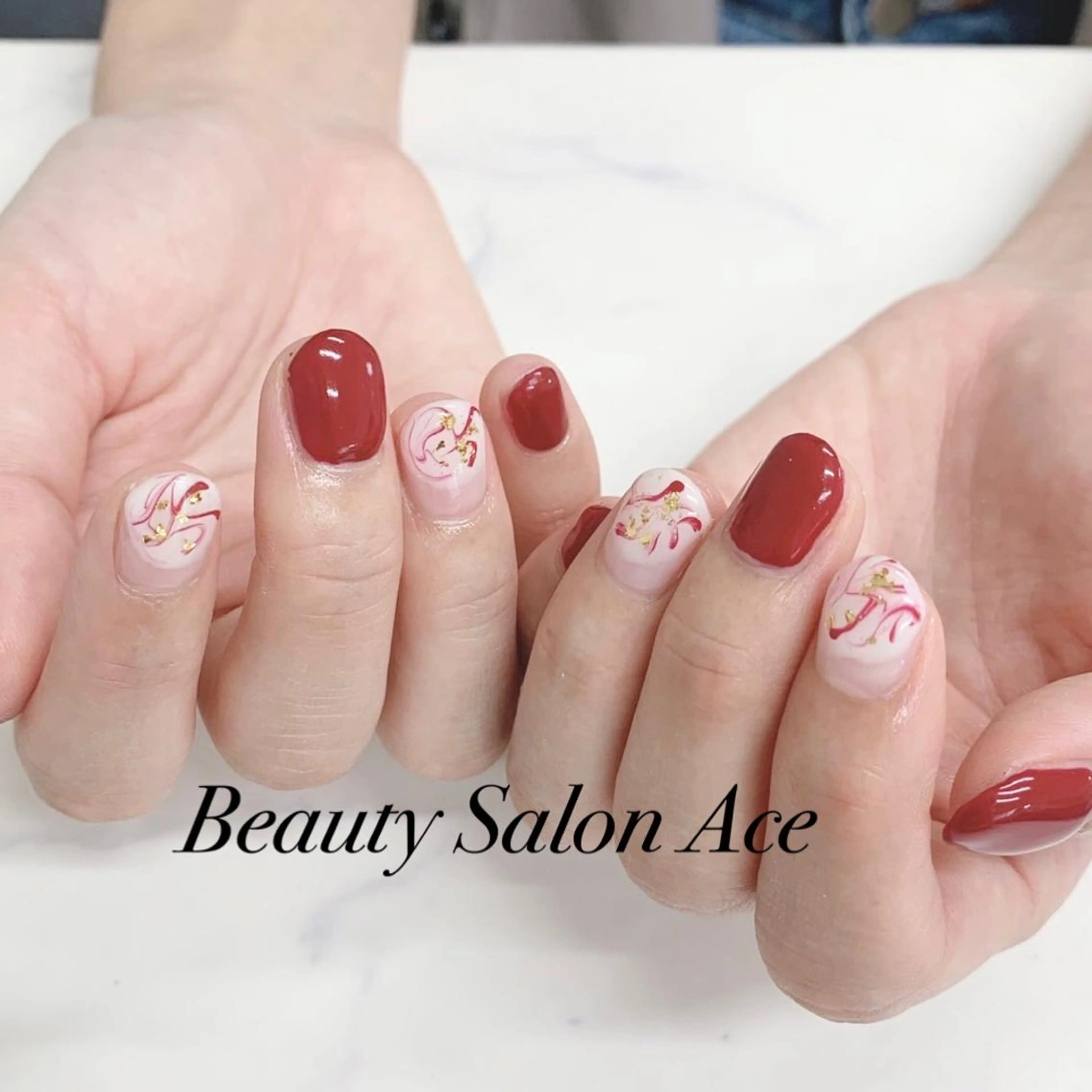 ネイル メンズネイル ハンドネイル ハンドケア Beauty Salon Ace（ネイルサロン　エース）所属・池袋フィルイン Ace♡長さだしのネイルデザイン