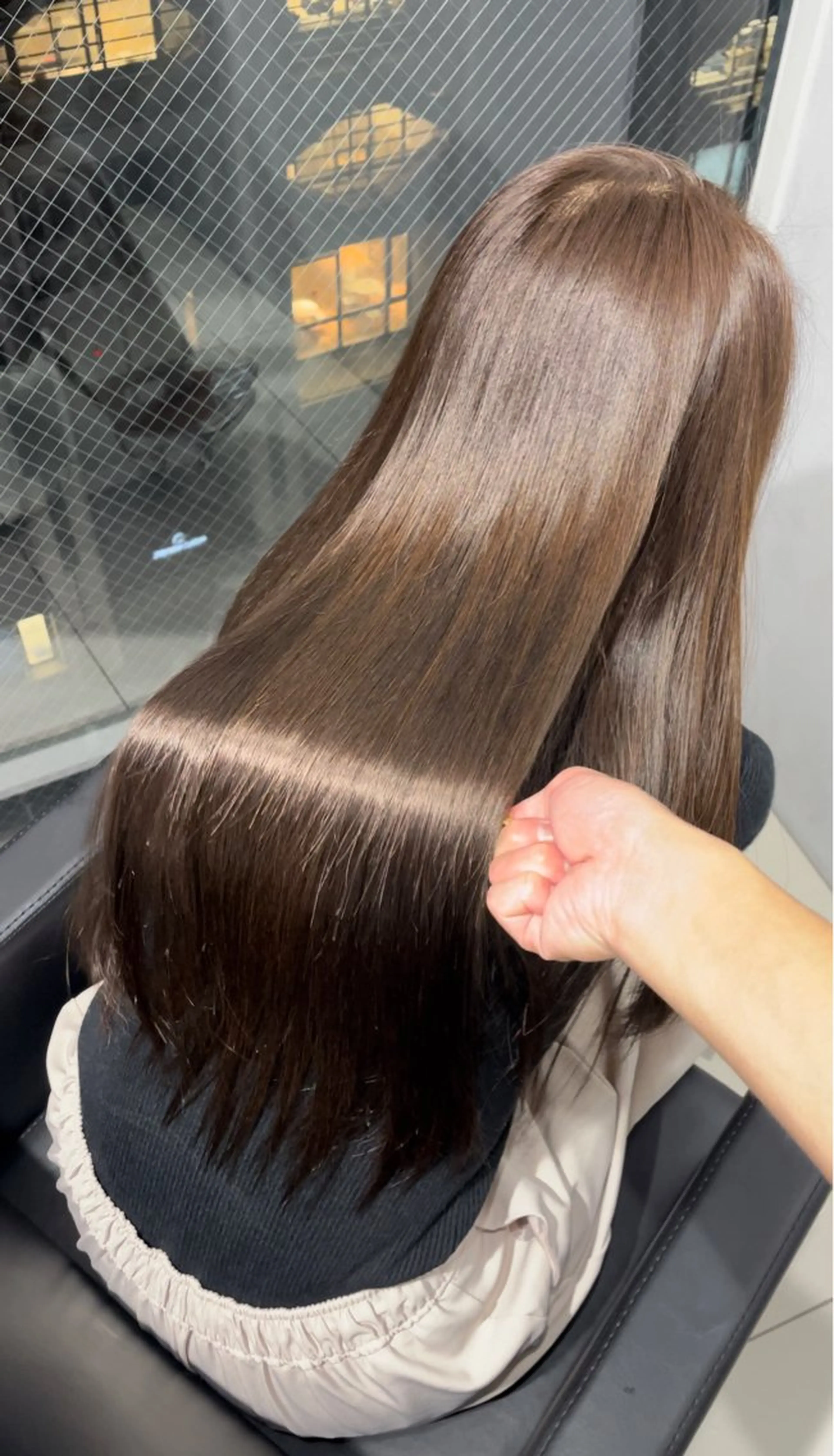 ロング カット 縮毛矯正 トリートメント ヘッドスパ ✨髪質改善✨美髪 矯正🫧小泉のヘアスタイル