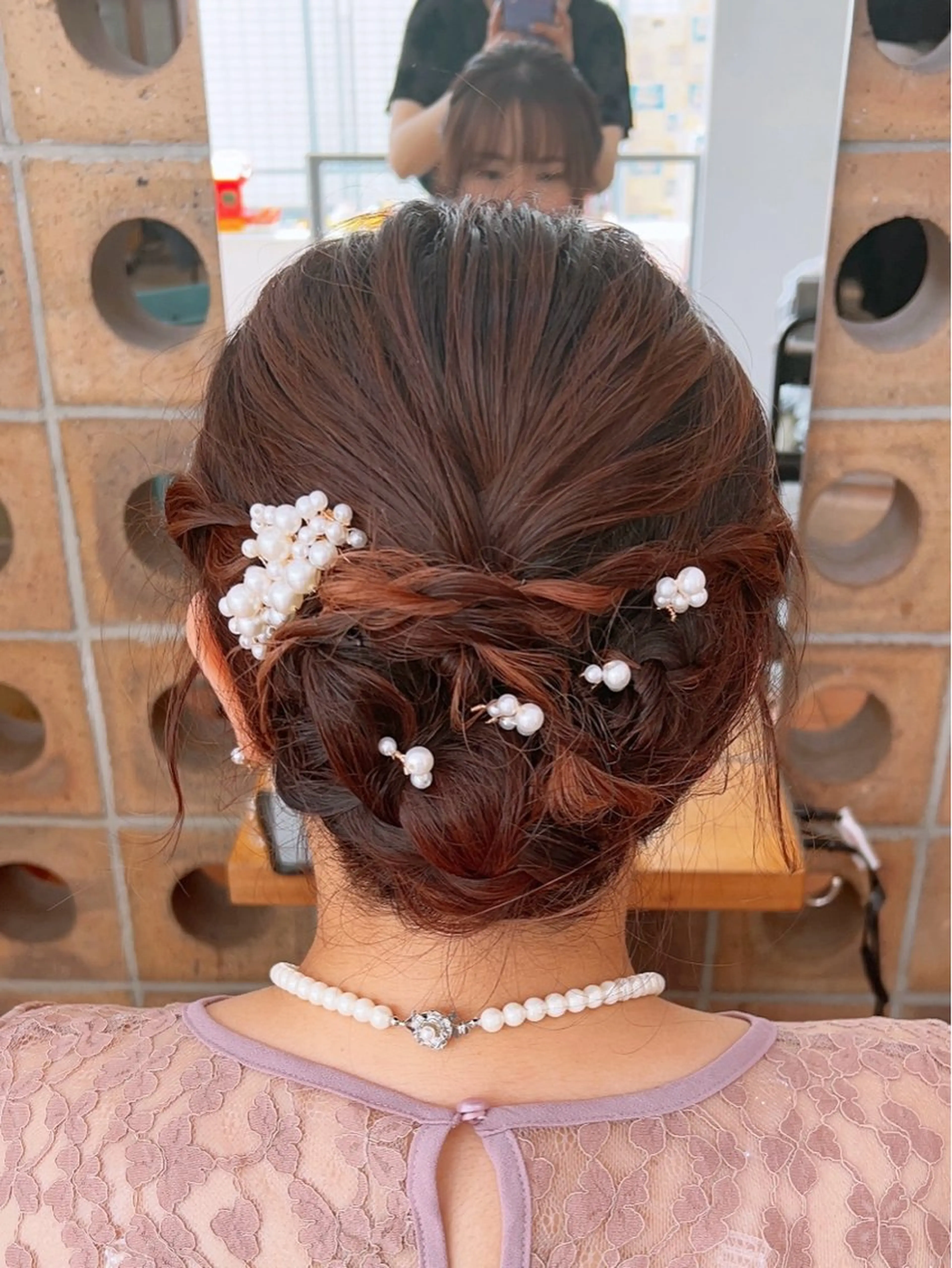 ヘアアレンジ ヘアセット 💠クロスパーマ /アレンジ/彩未💠のヘアスタイル