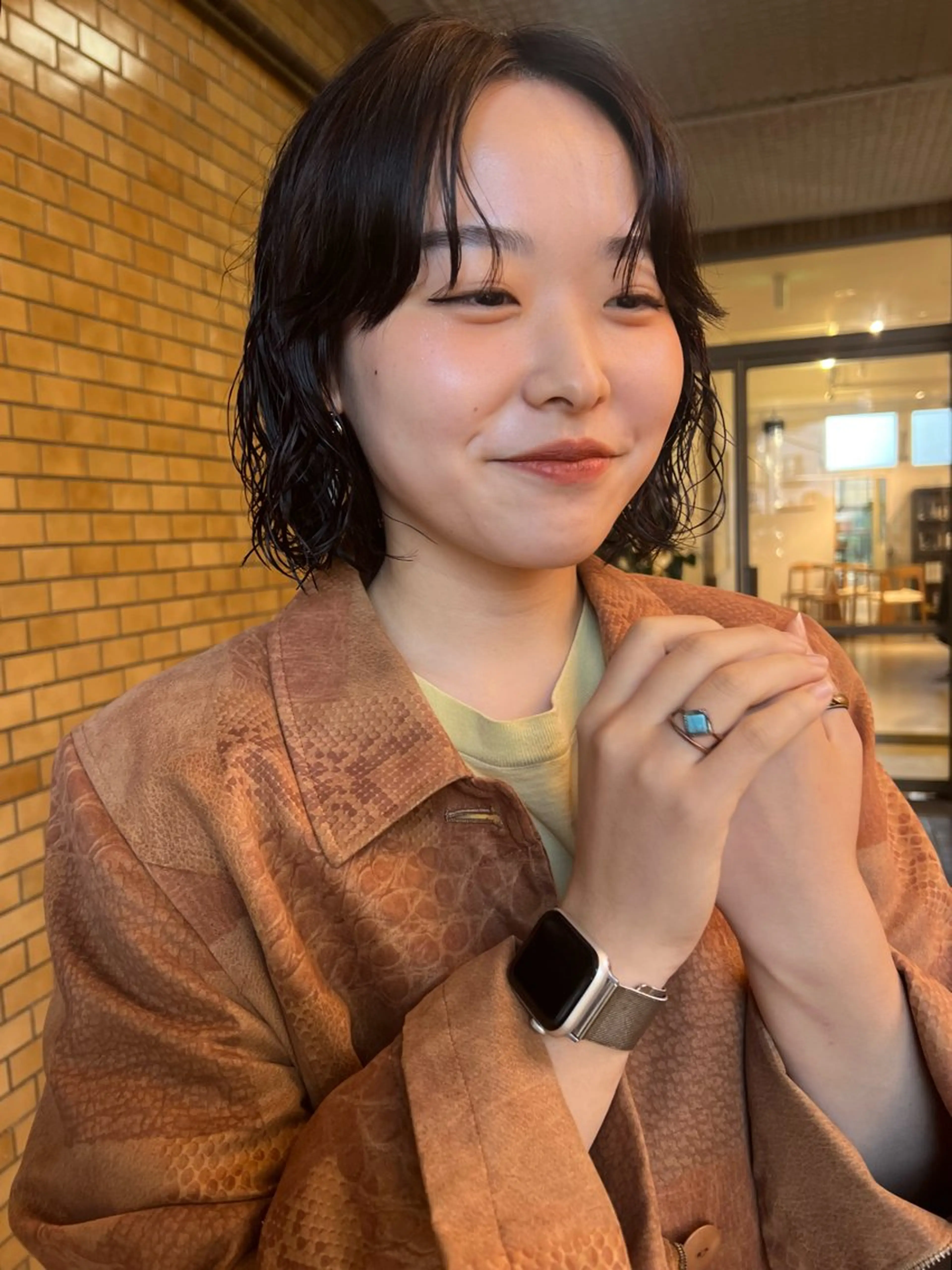 カラー ヘアカラー 南部 綾音のヘアスタイル