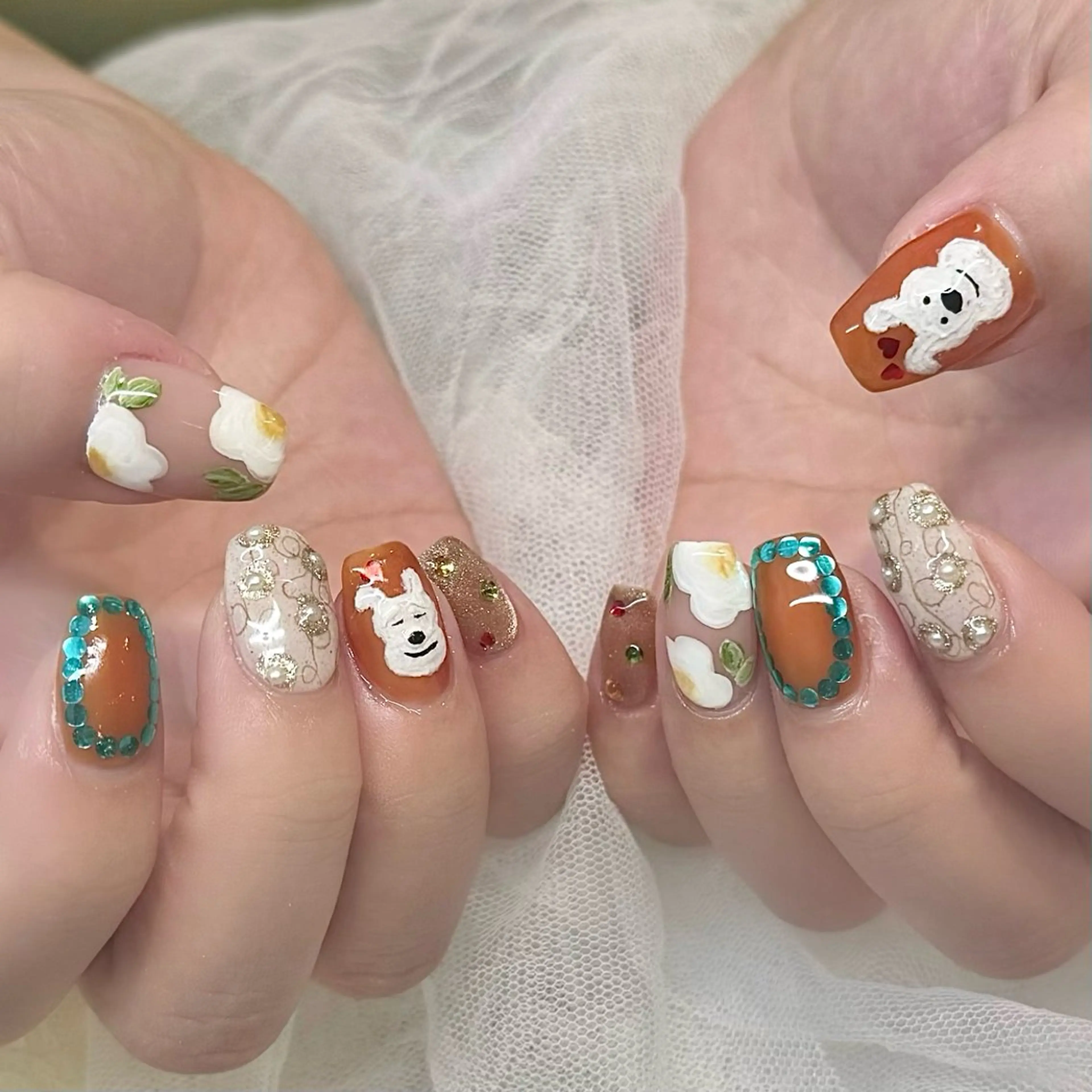 ネイル ハンドネイル 新井 ひなののネイルデザイン