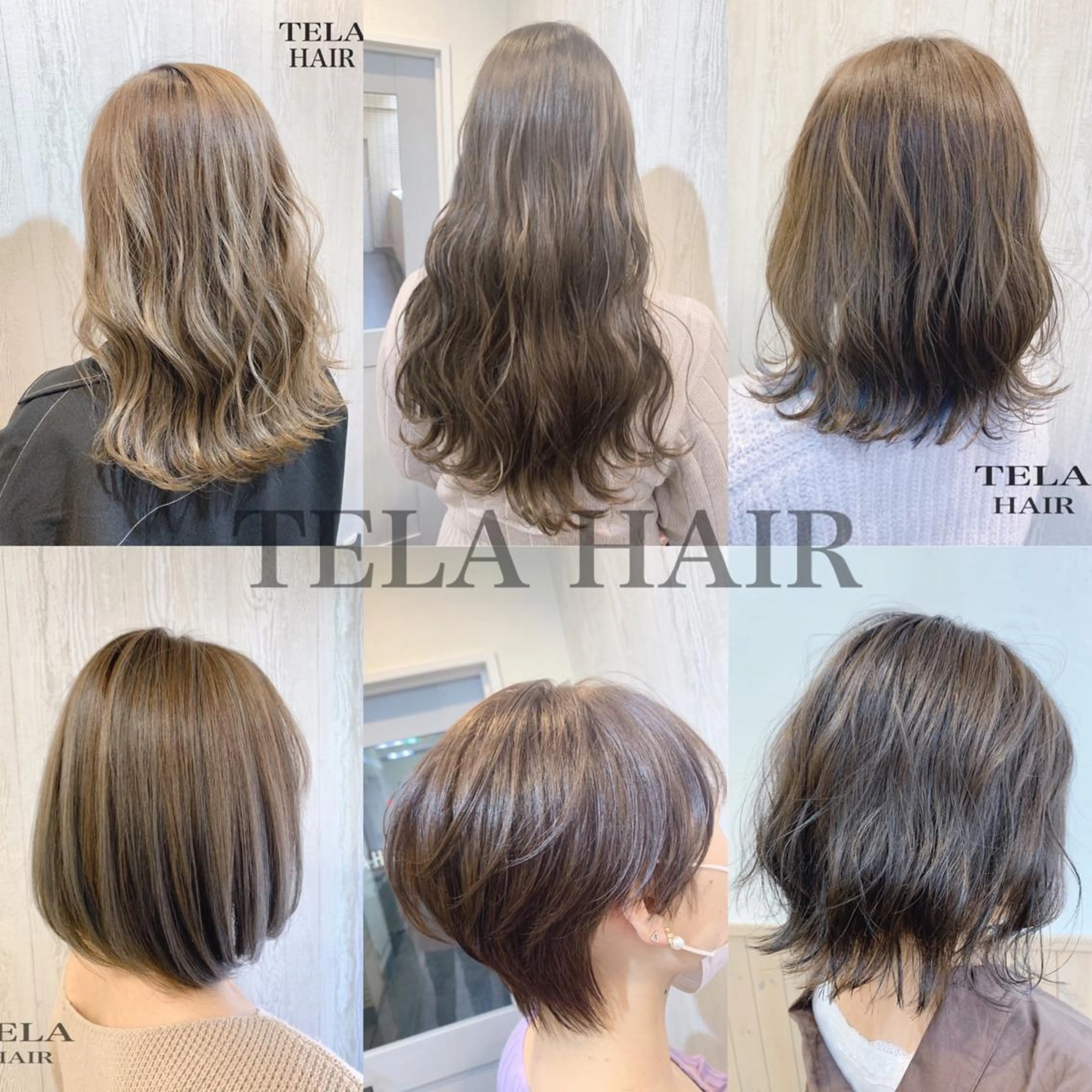ミディアム カラー ヘアアレンジ HUENEST アカデミーサロンのヘアスタイル