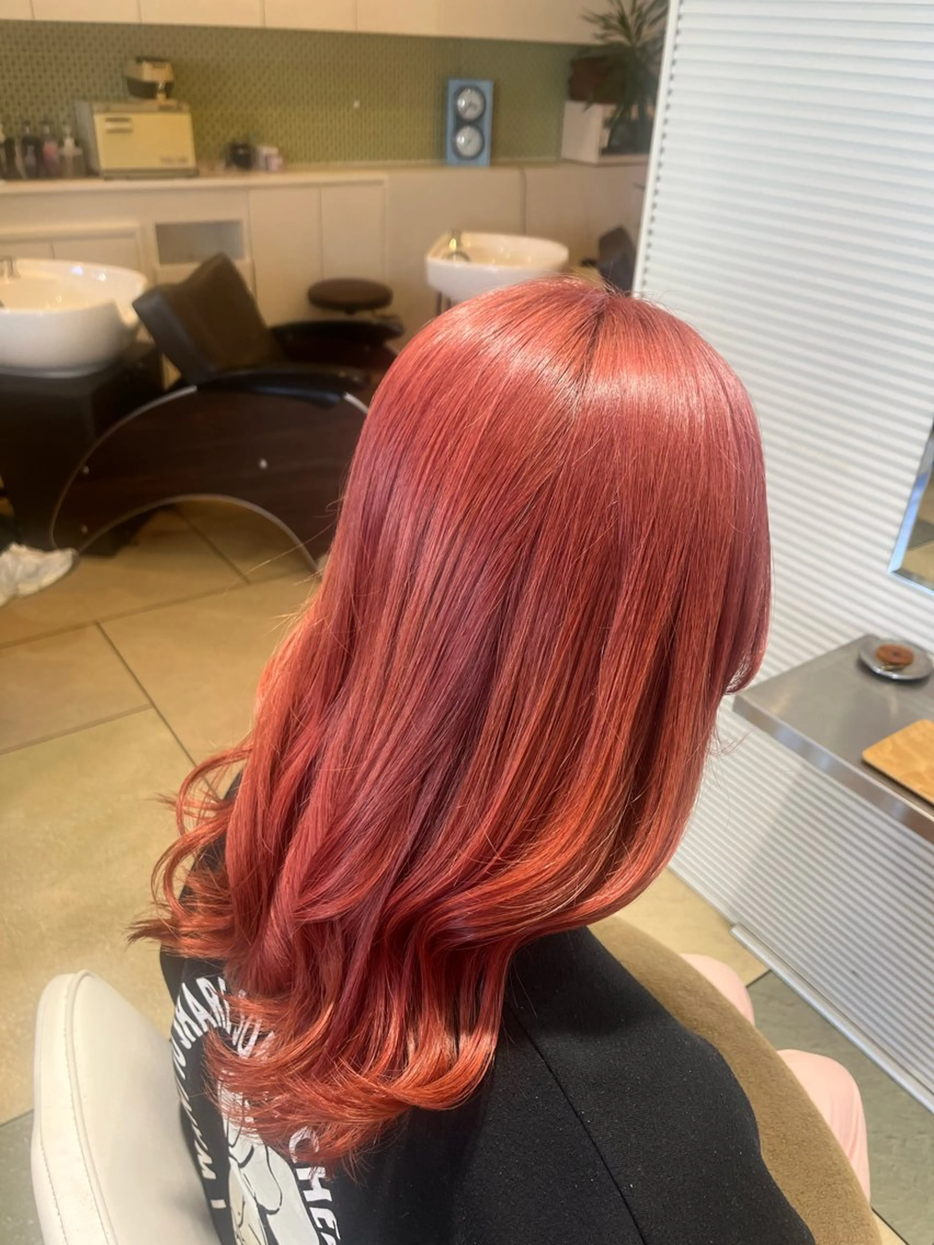 ロング カラー ヘアカラー ベージュカラー⌇﻿ くびれヘア.𐙚心音のヘアスタイル