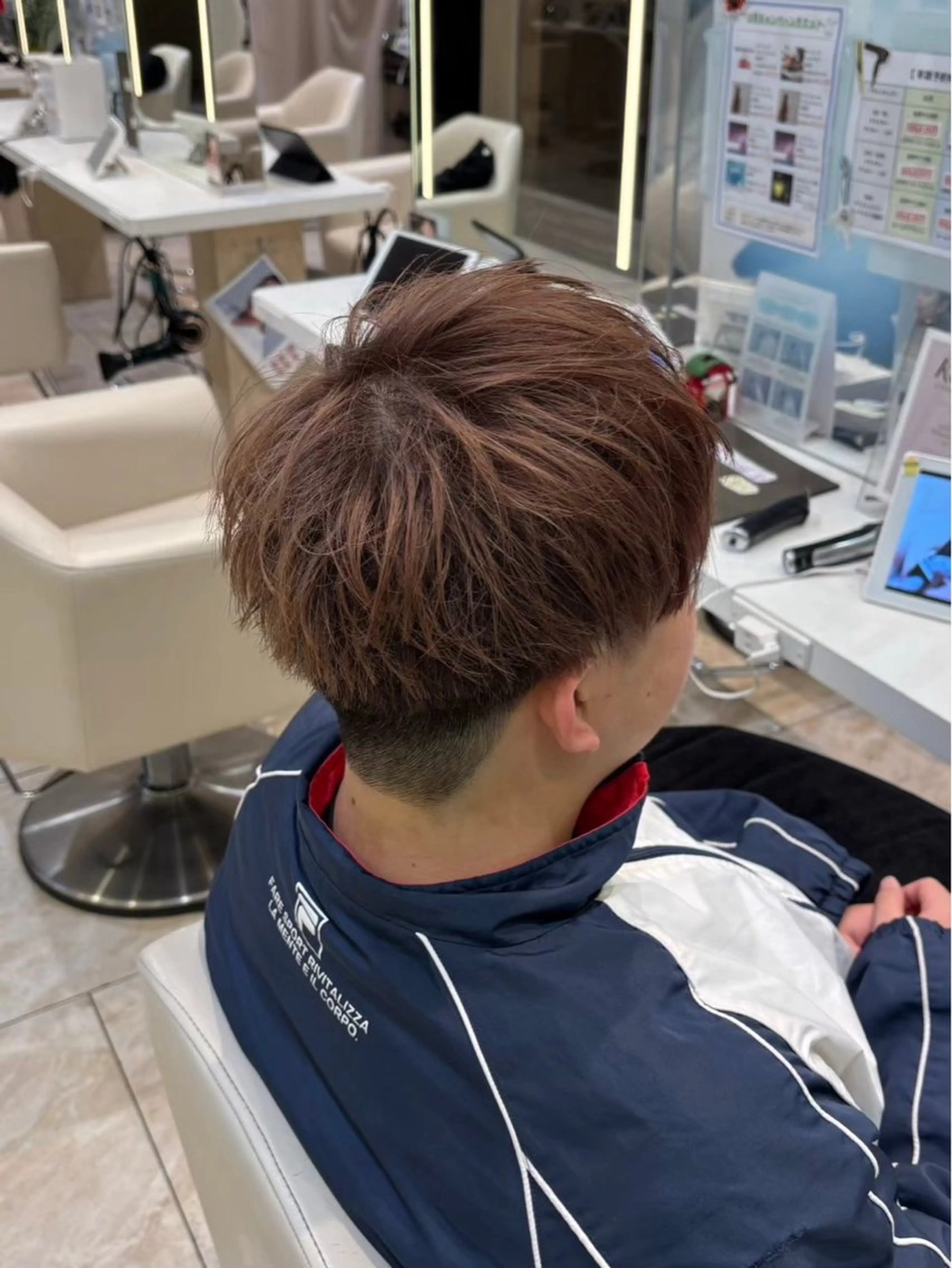 カラー メンズ men'sカラー 小中達喜のヘアスタイル