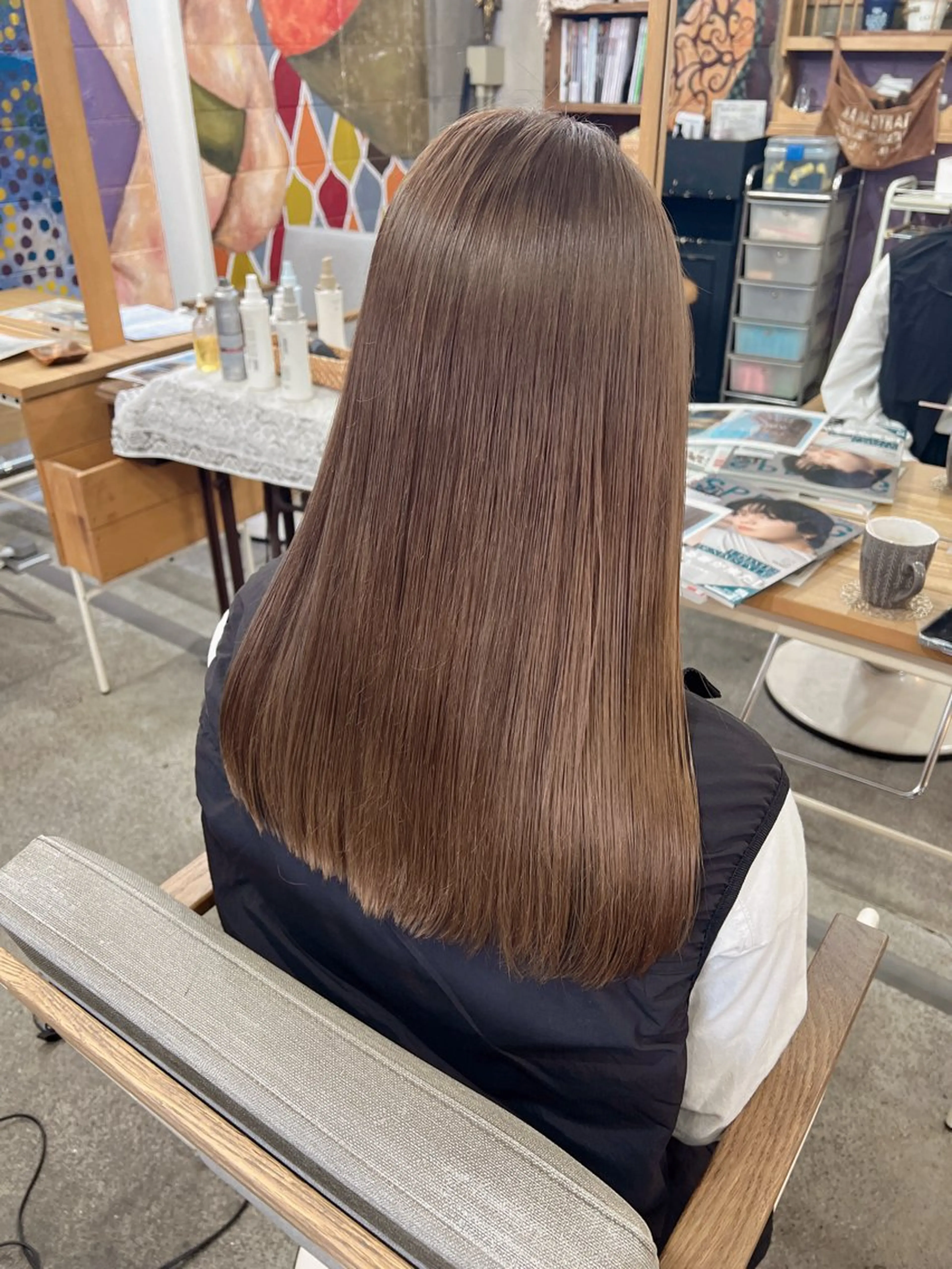 ミディアム カット ヘアカラー トリートメント 【YUIMARL】 TATSUYAのヘアスタイル