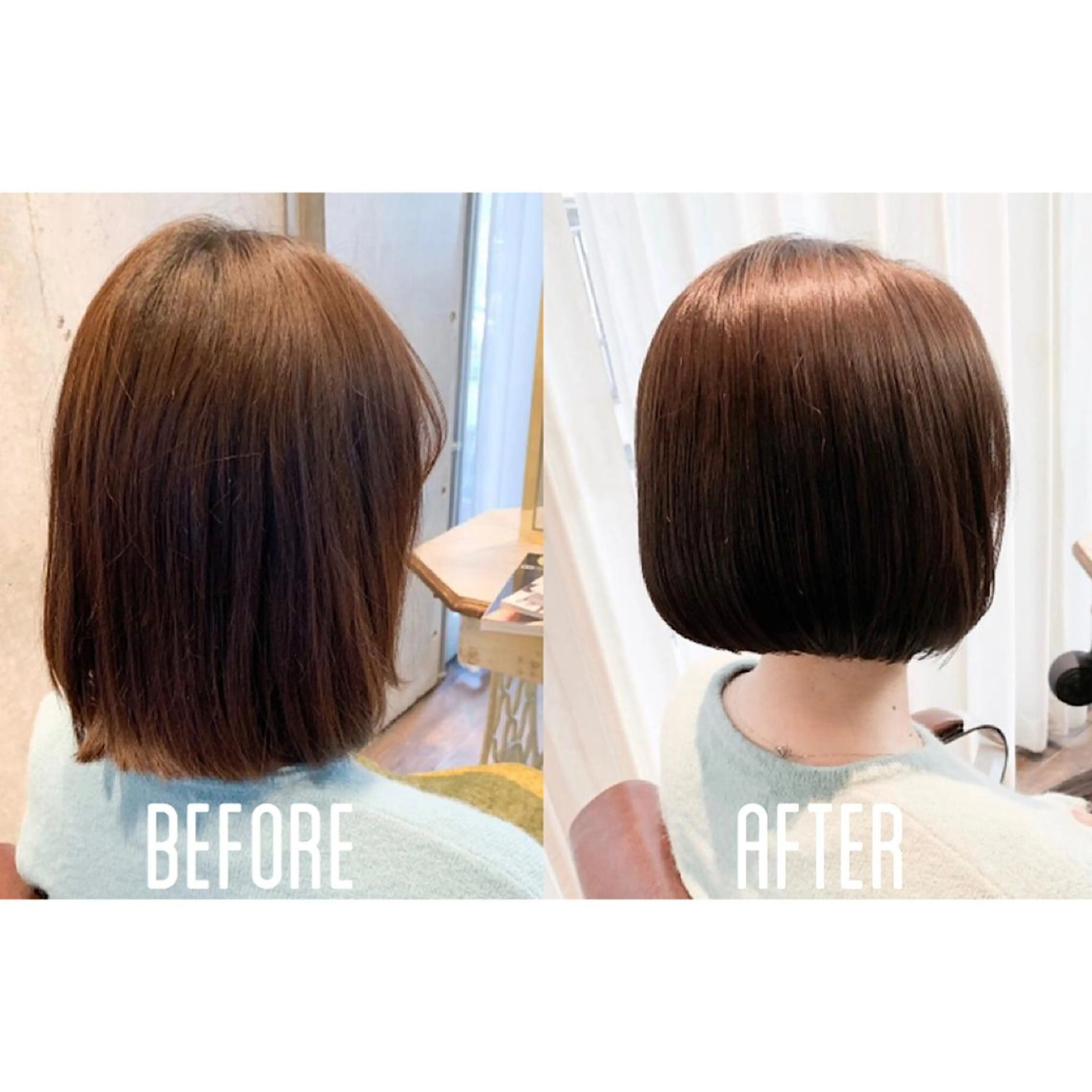 ショート 縮毛矯正 トリートメント ＊くせ毛に特化＊ 【yun】のヘアスタイル