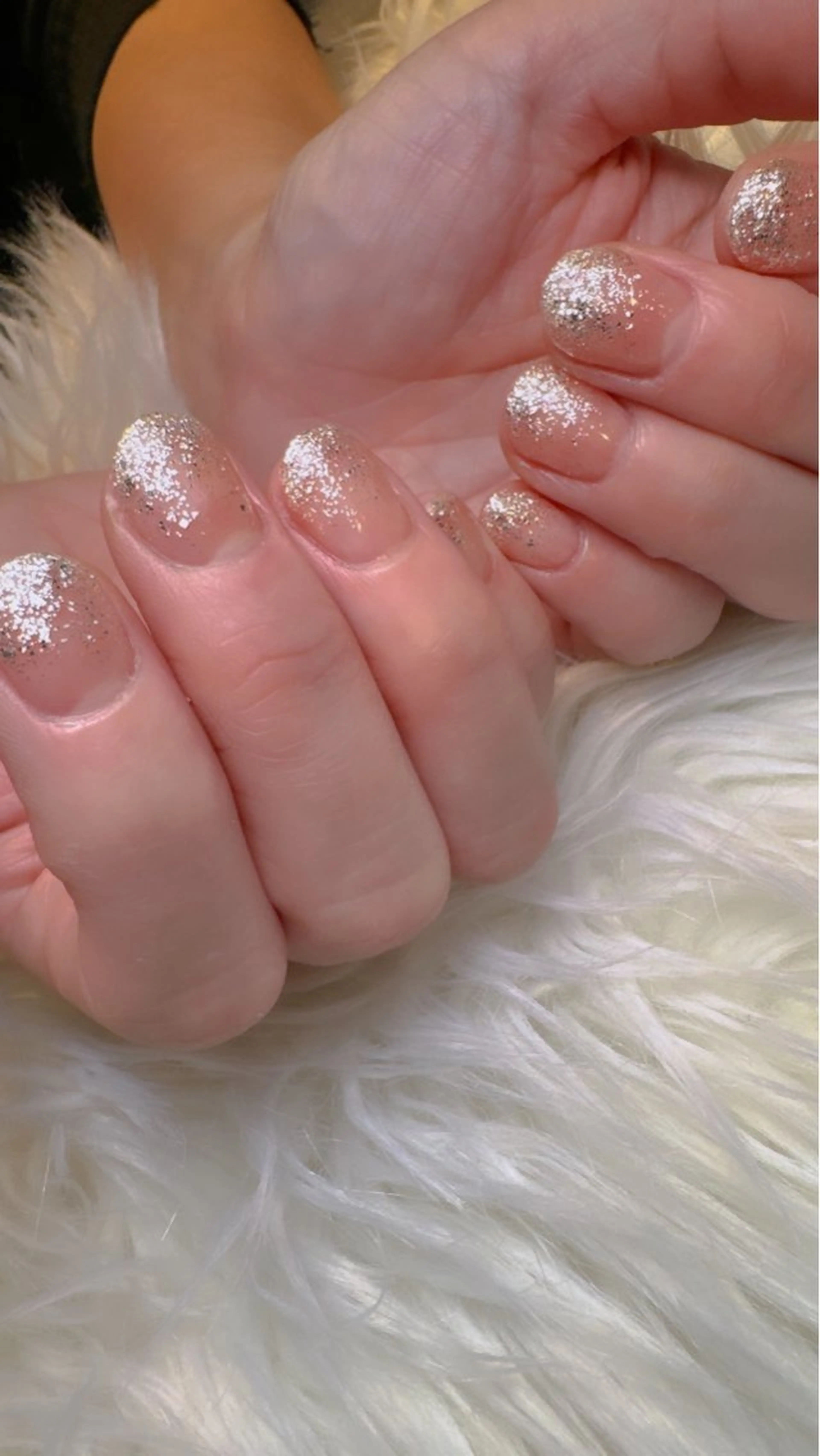 ネイル グラデーション ラメ(グリッター) ラメグラデーション Allure Yuuのネイルデザイン