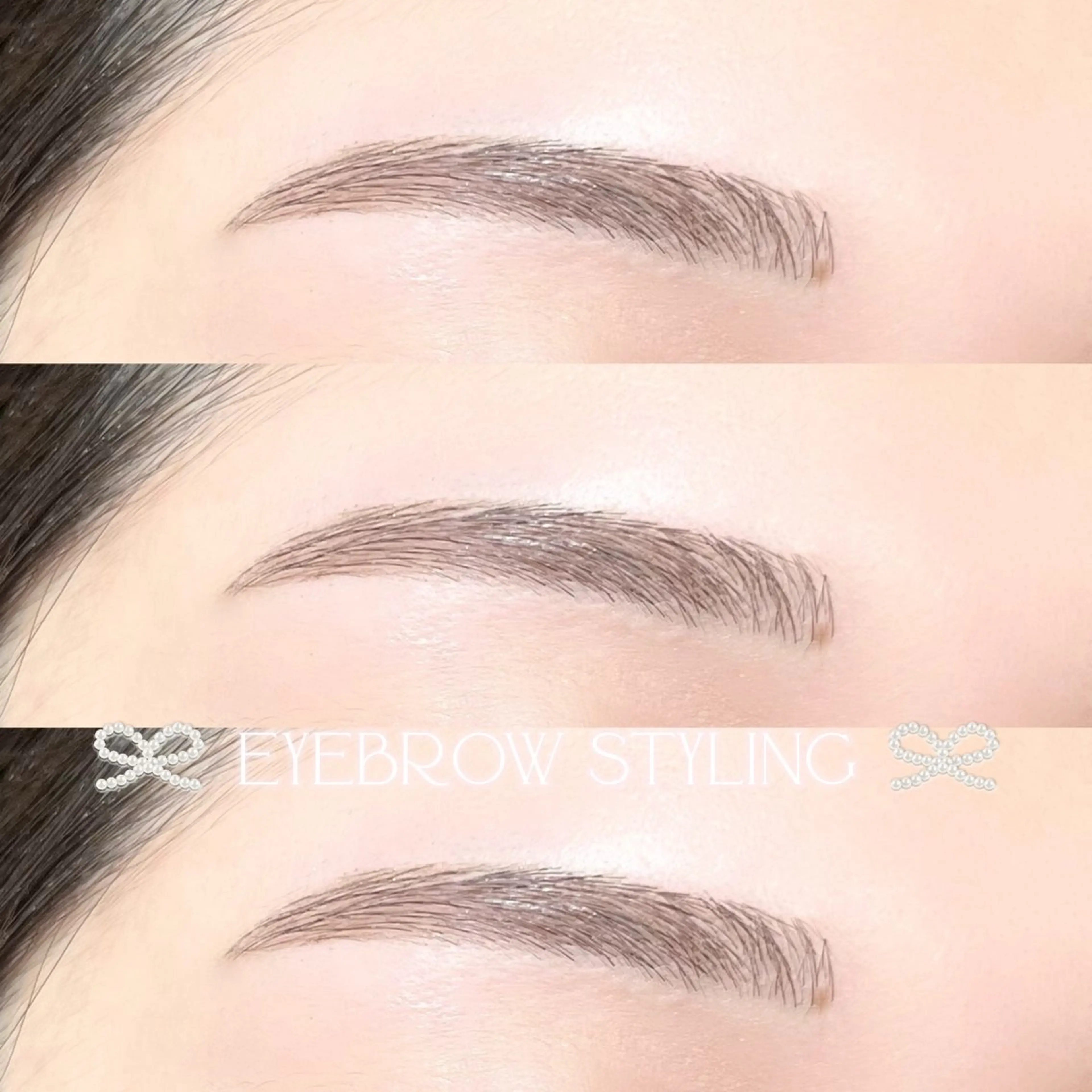 アイブロウ ワックス脱毛 眉カット その他(アイブロウ) 310所属・束感まつげ/透明感眉 🎀 haru 🤍のその他イメージ