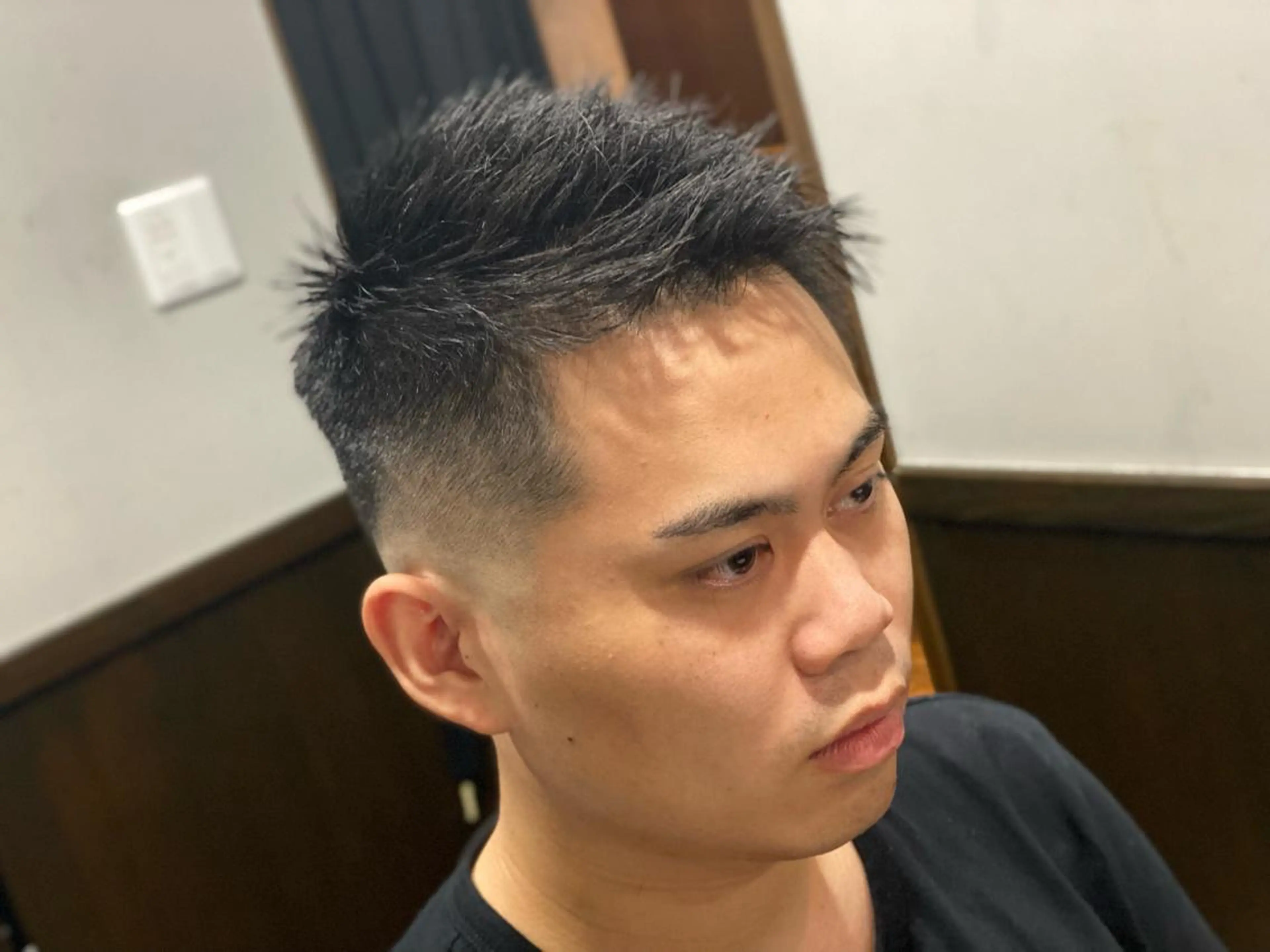 ショート メンズ 浅見 天翔のヘアスタイル