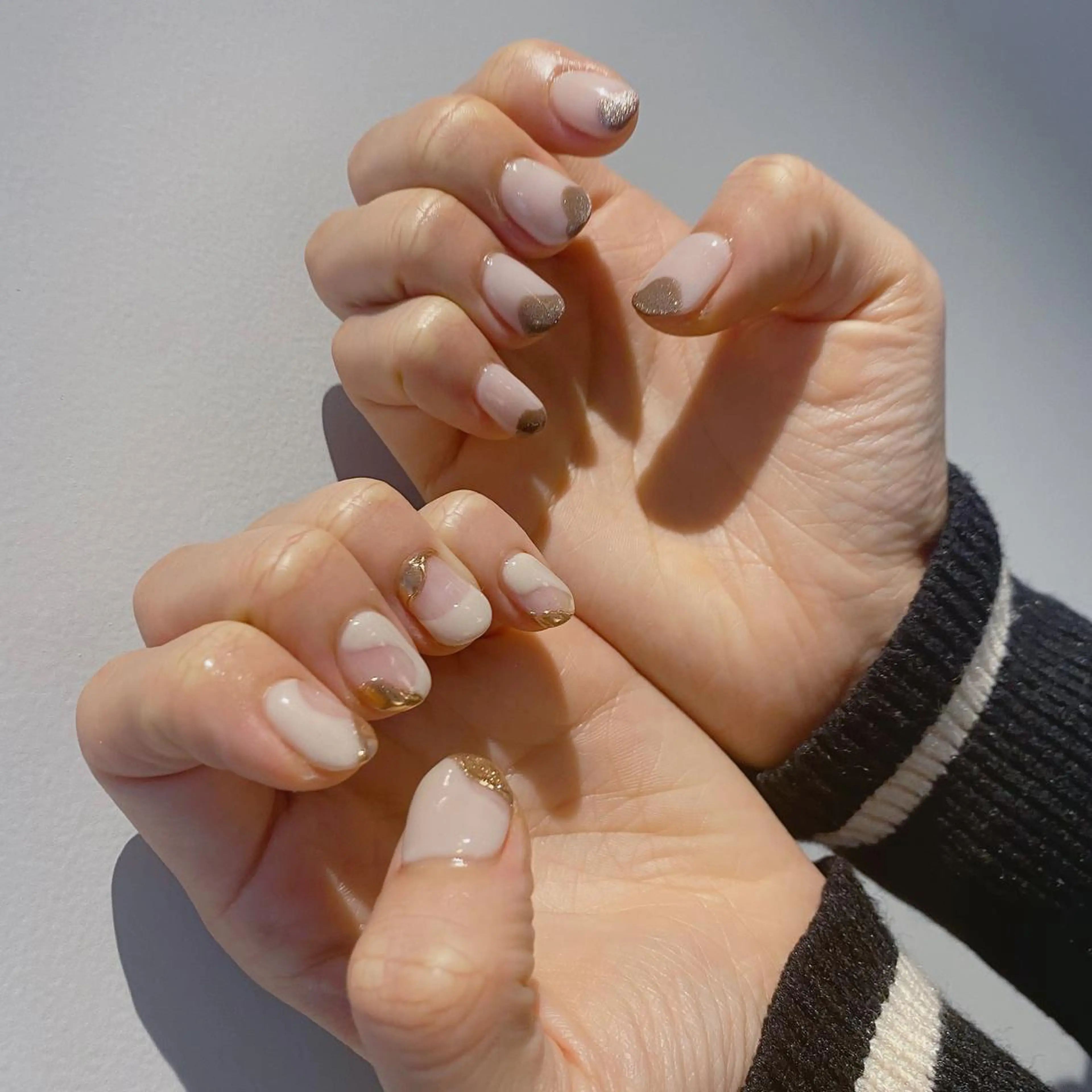 ネイル ハンドネイル ♡ガーリーネイル♡ あかぎしおりのネイルデザイン
