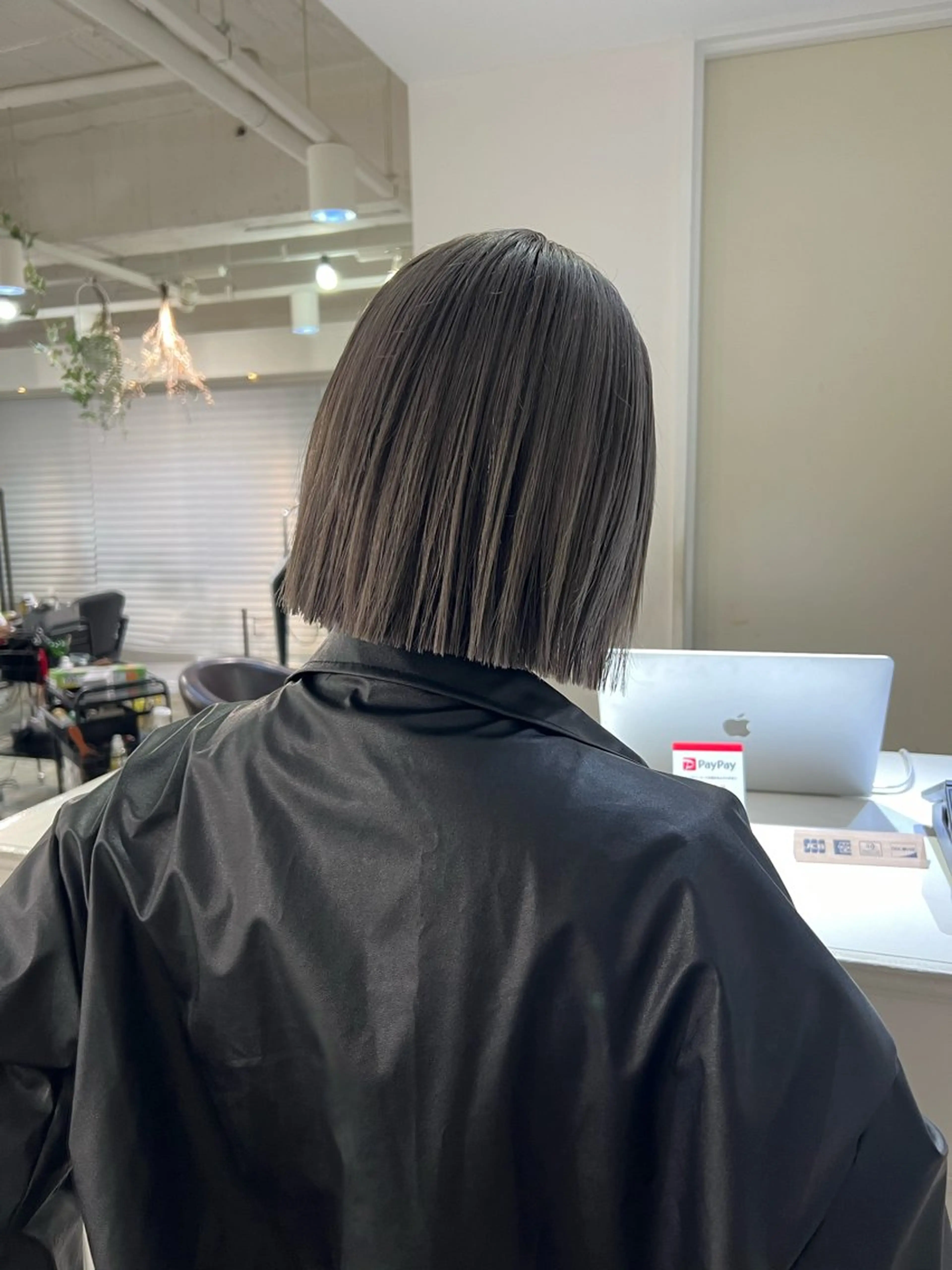 ショート カラー ヘアアレンジ ハイトーンボブ美容師 /馬場 翼のヘアスタイル