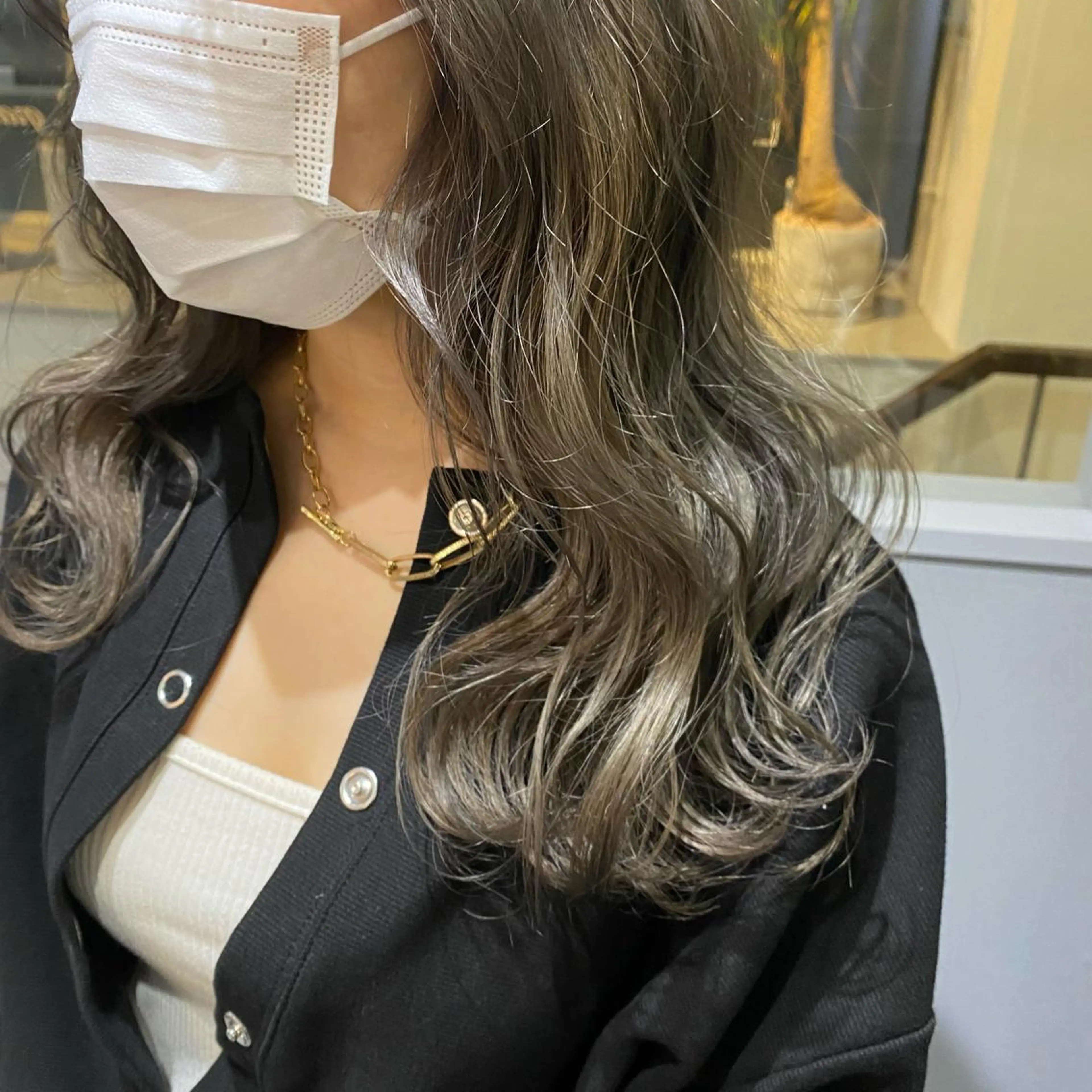 ロング きよはらちさき🍑 柔らかカラー🌱🫧のヘアスタイル