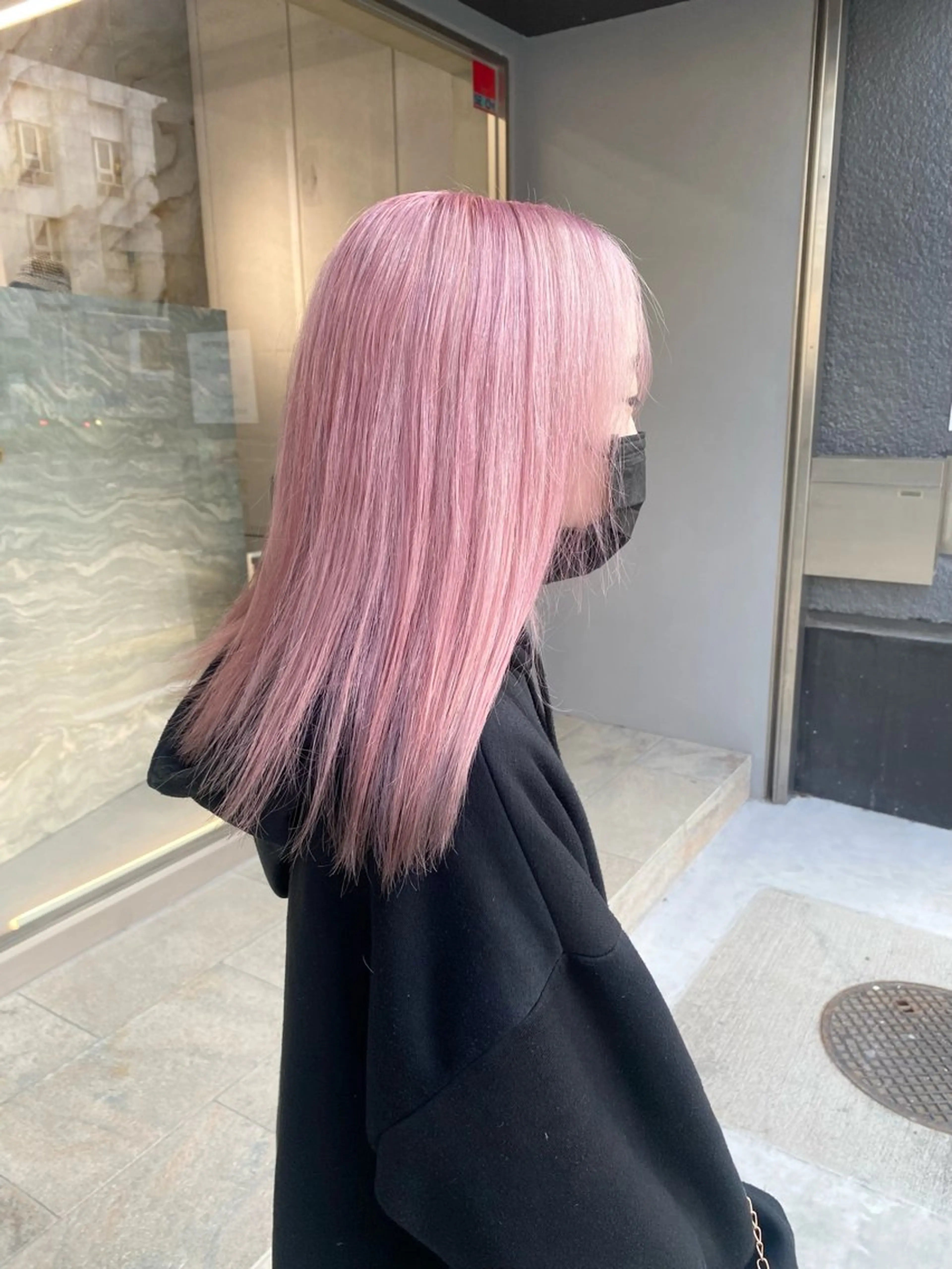 セミロング カラー ヘアカラー qulim所属・前橋 姫奈のヘアスタイル
