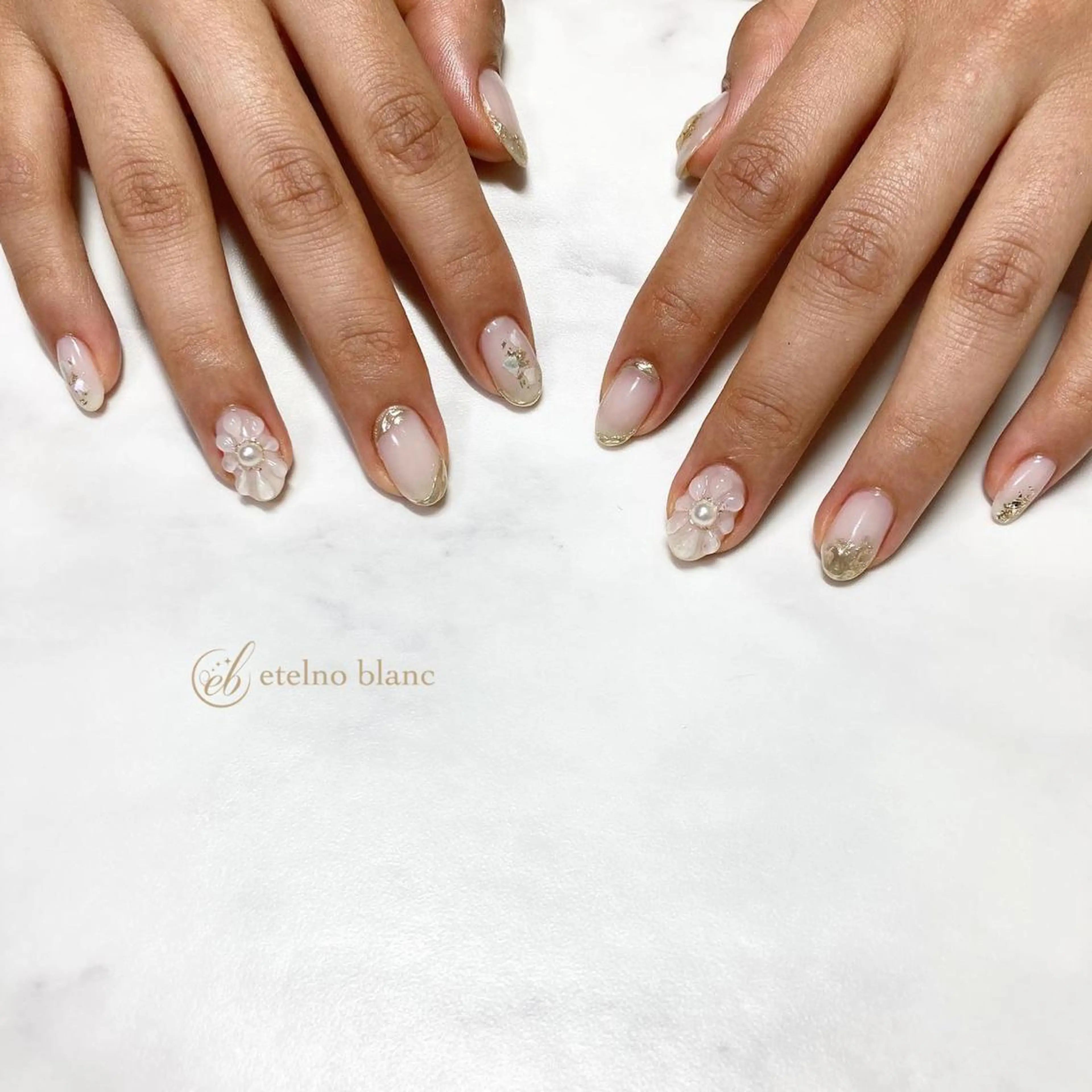 ネイル etelno blanc中目黒のネイルデザイン