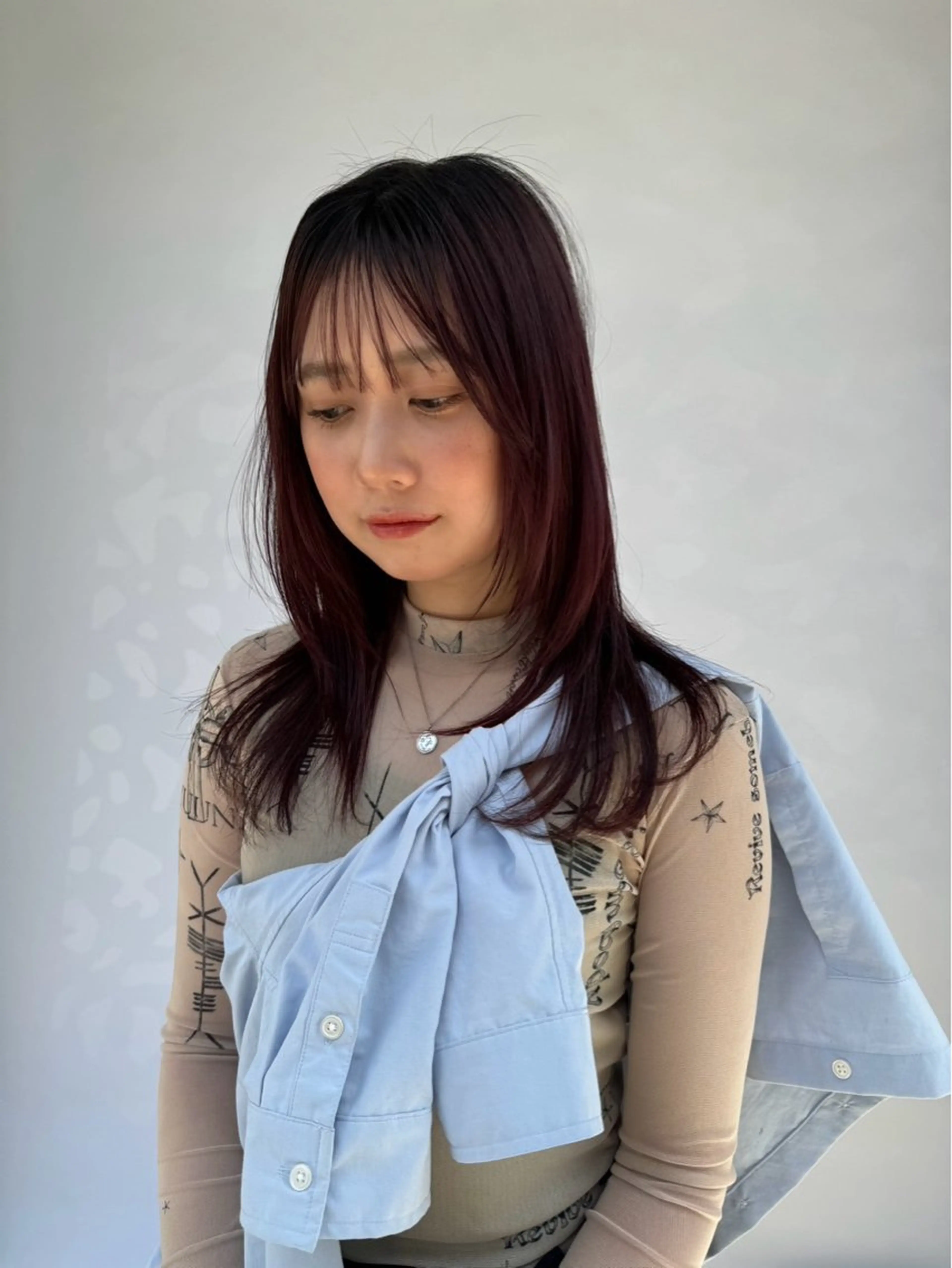 ロング 暖色カラー🍇 sachi🤍のヘアスタイル