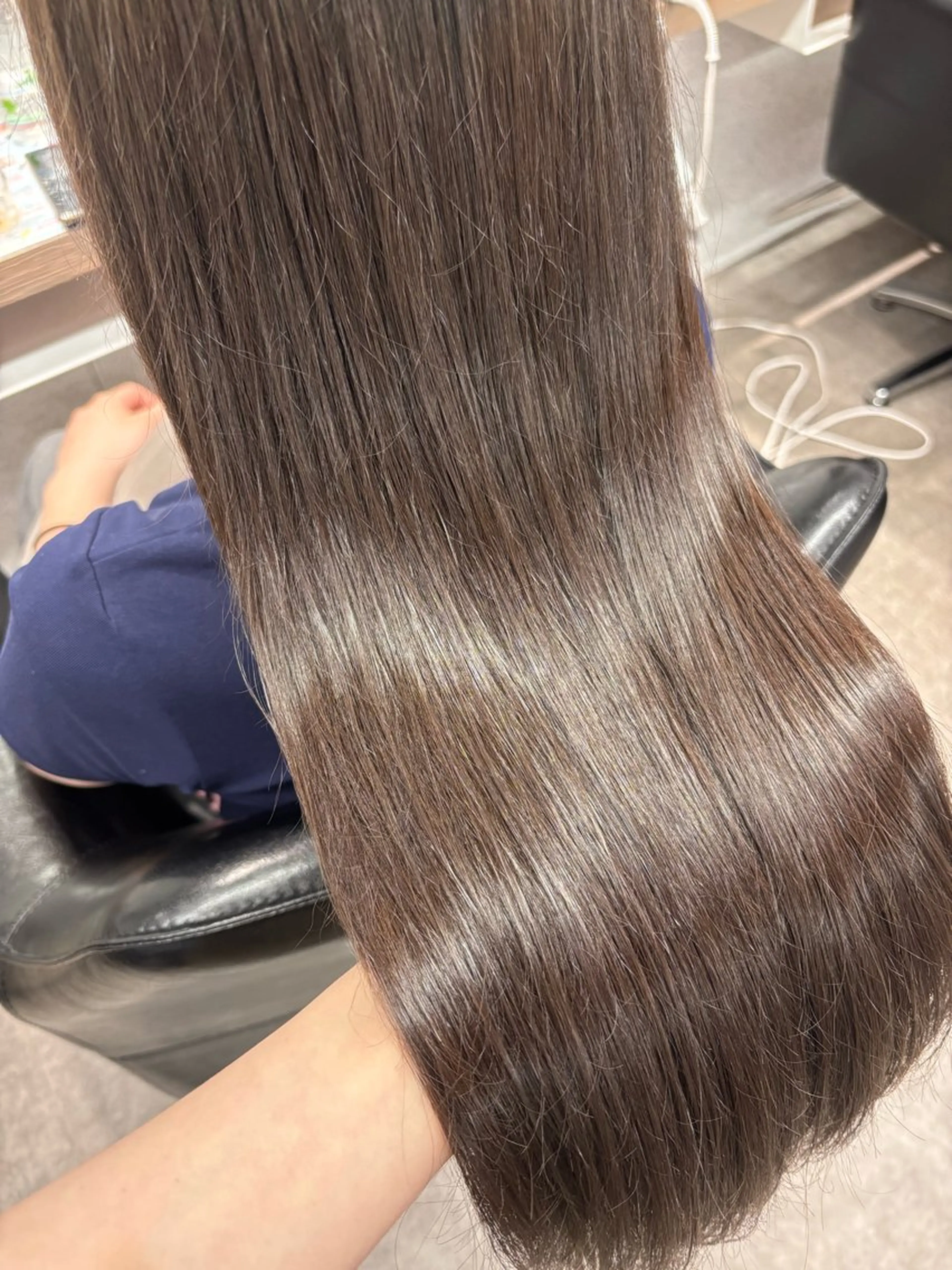 ロング カラー 透明感カラー グレージュ カット ヘアカラー ボブ/透明感カラー/ 髪質改善/🌙/ルナのヘアスタイル