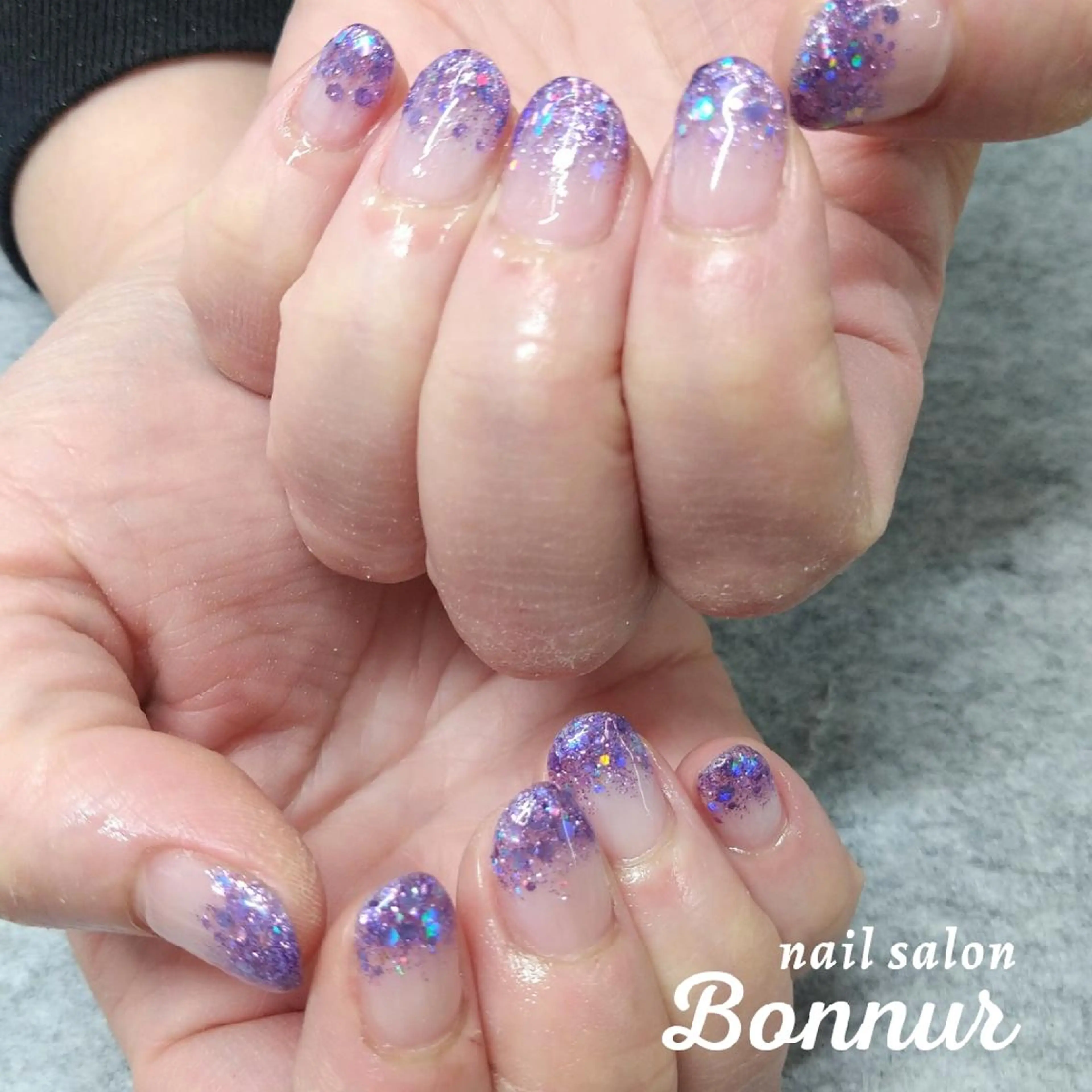 ネイル ラメ(グリッター) ラメグラデーション BBnail ogataのネイルデザイン