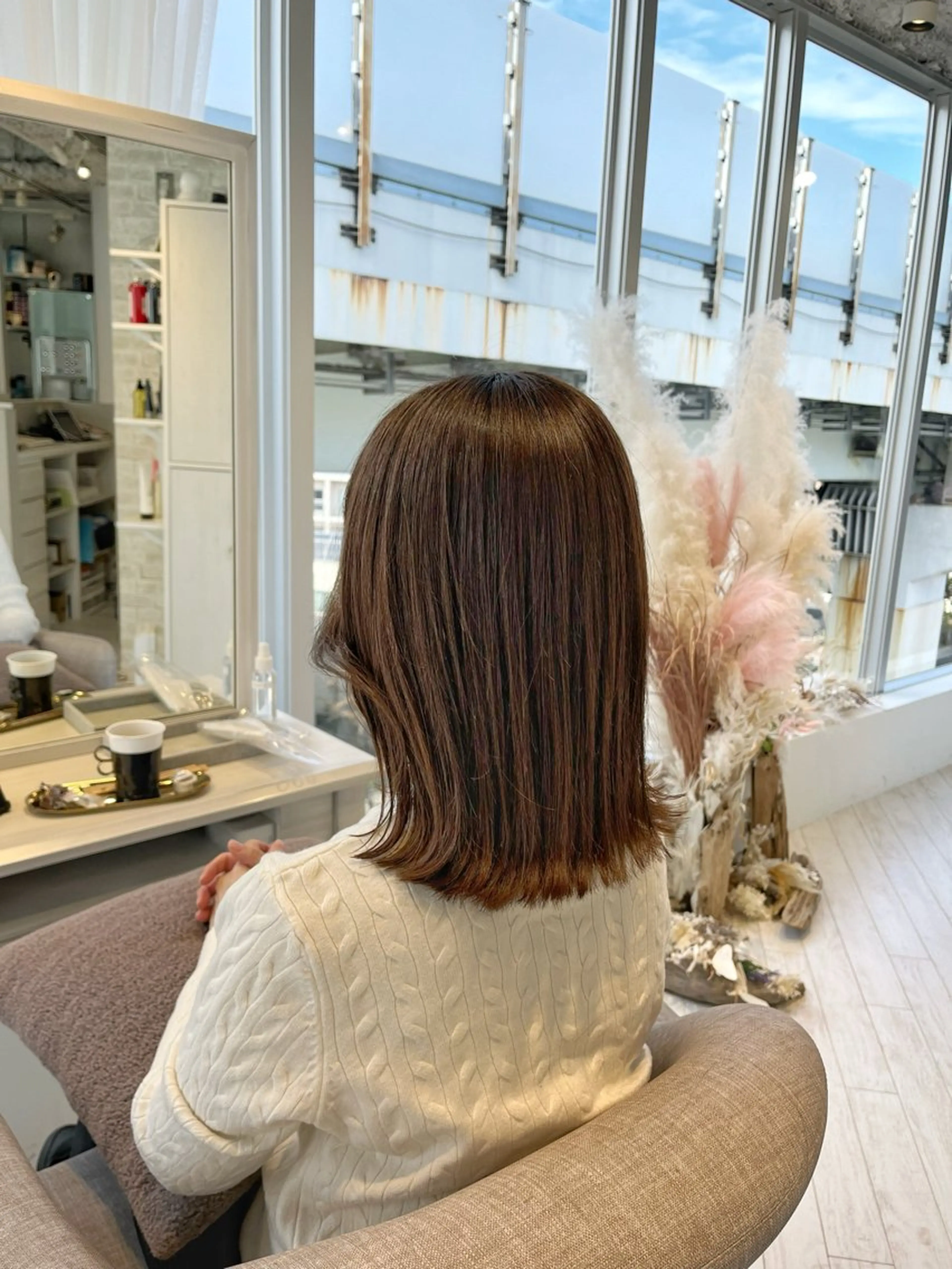 ミディアム ボブ/レイヤー/ 茉莉花のヘアスタイル