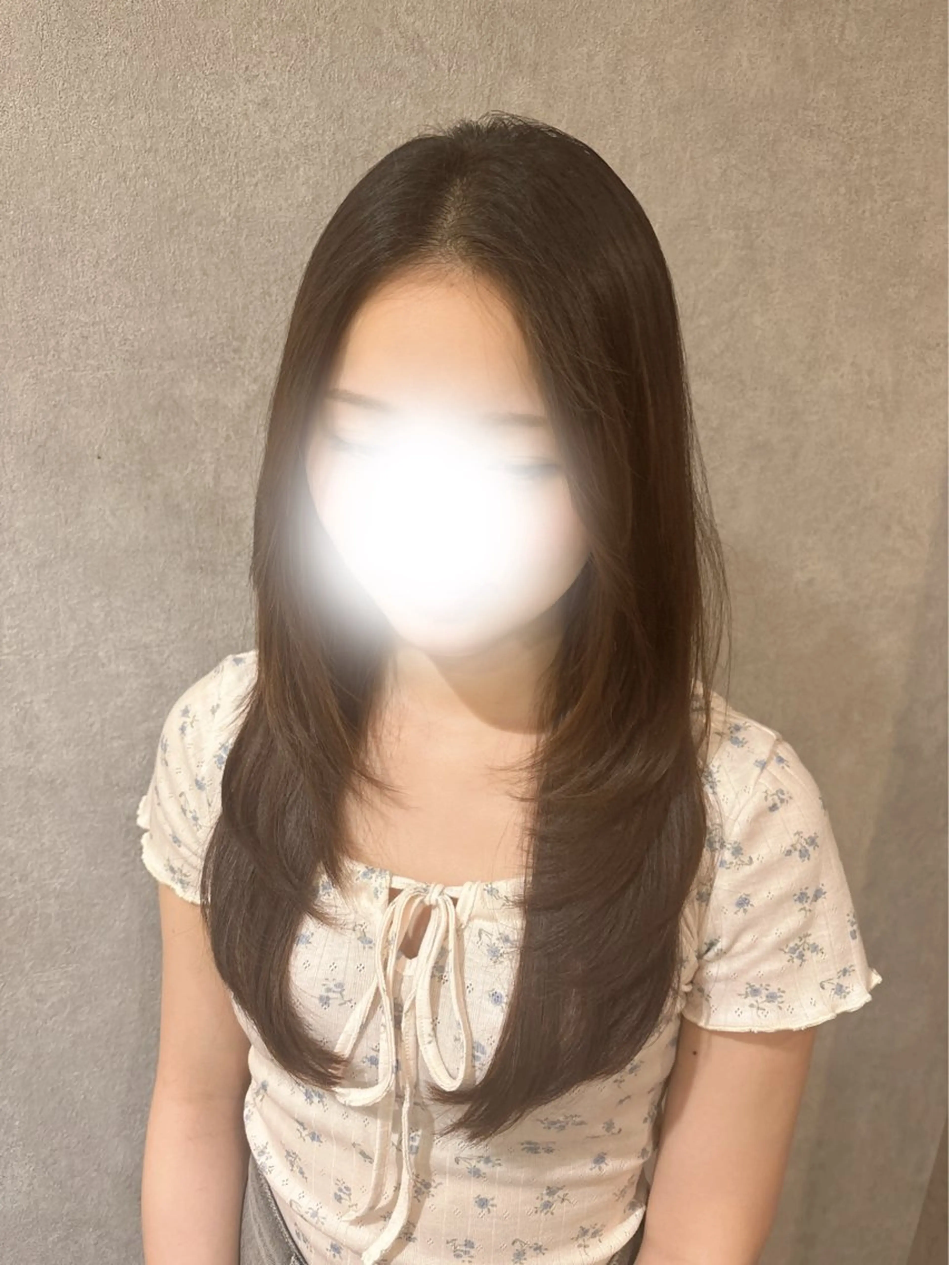 ロング レイヤーカット カット 👑レイヤースタイル 艶カラー👑NOA✨のヘアスタイル