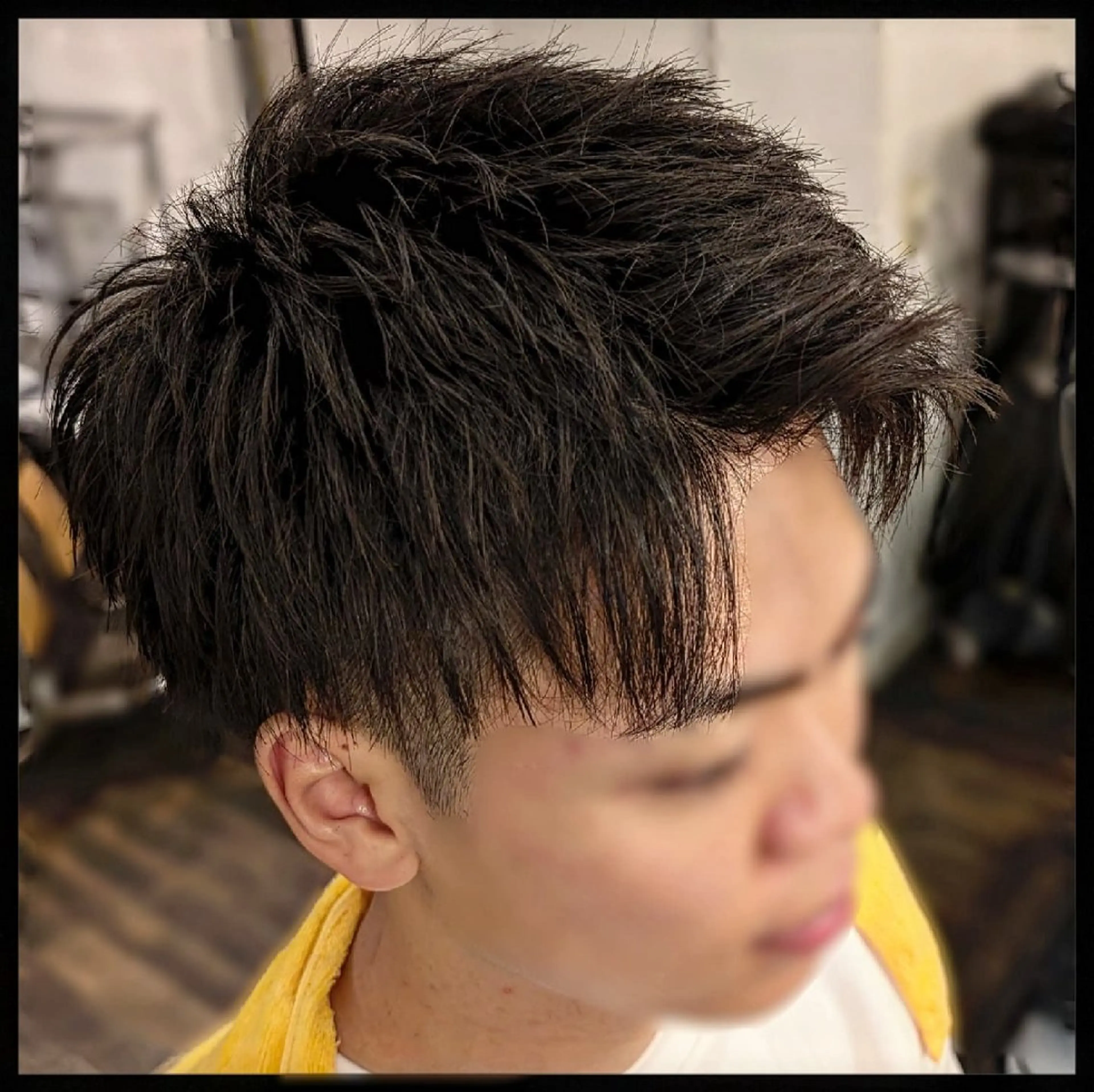 ショート カット ヘアセット VOICEbarber高野店所属・今井 杏星 【フェー ド/セット/パーマ】のヘアスタイル