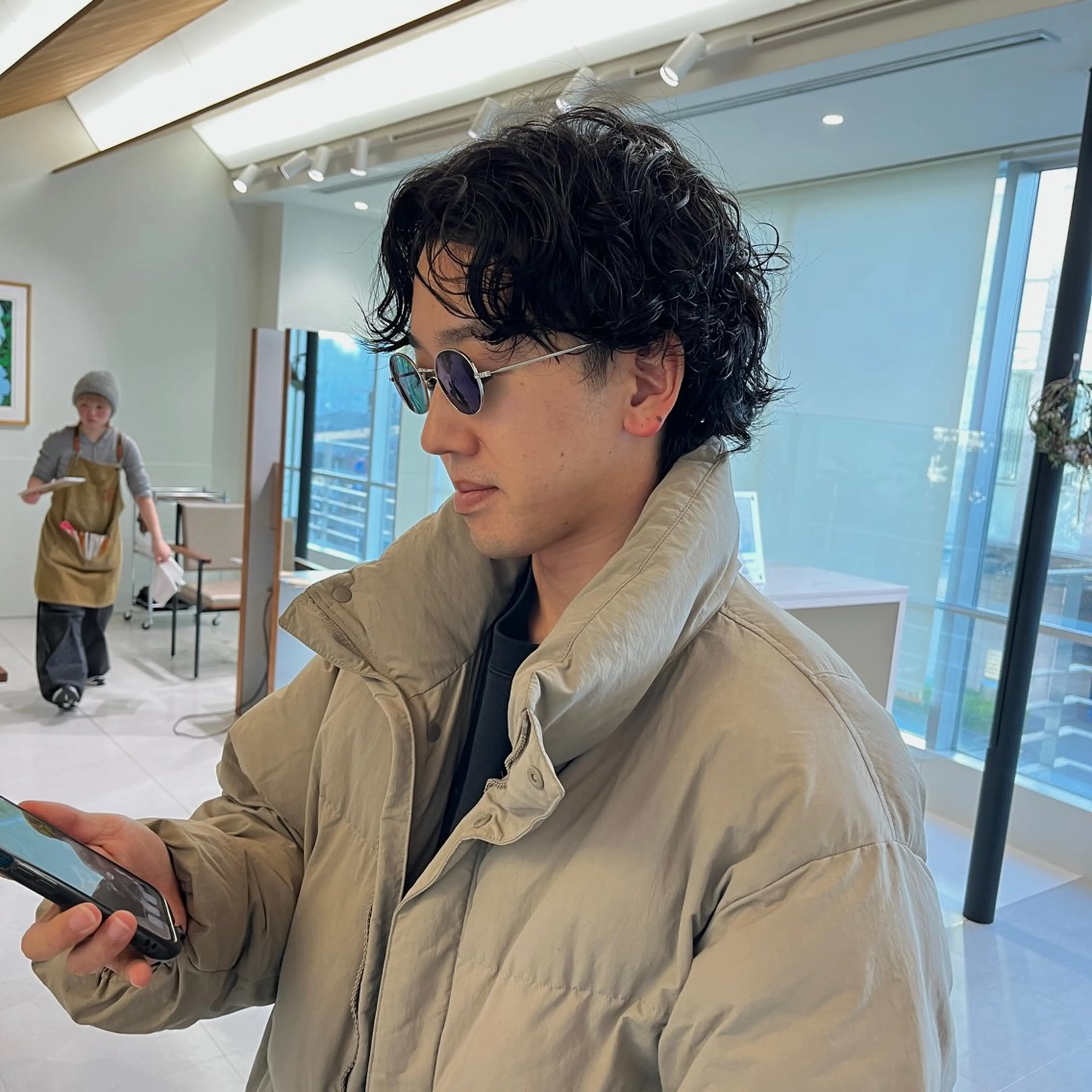 ショート パーマ メンズ メンズブリーチ トリートメント カット パーマ ブリーチ/レイヤー 🌻Mutsumiのヘアスタイル