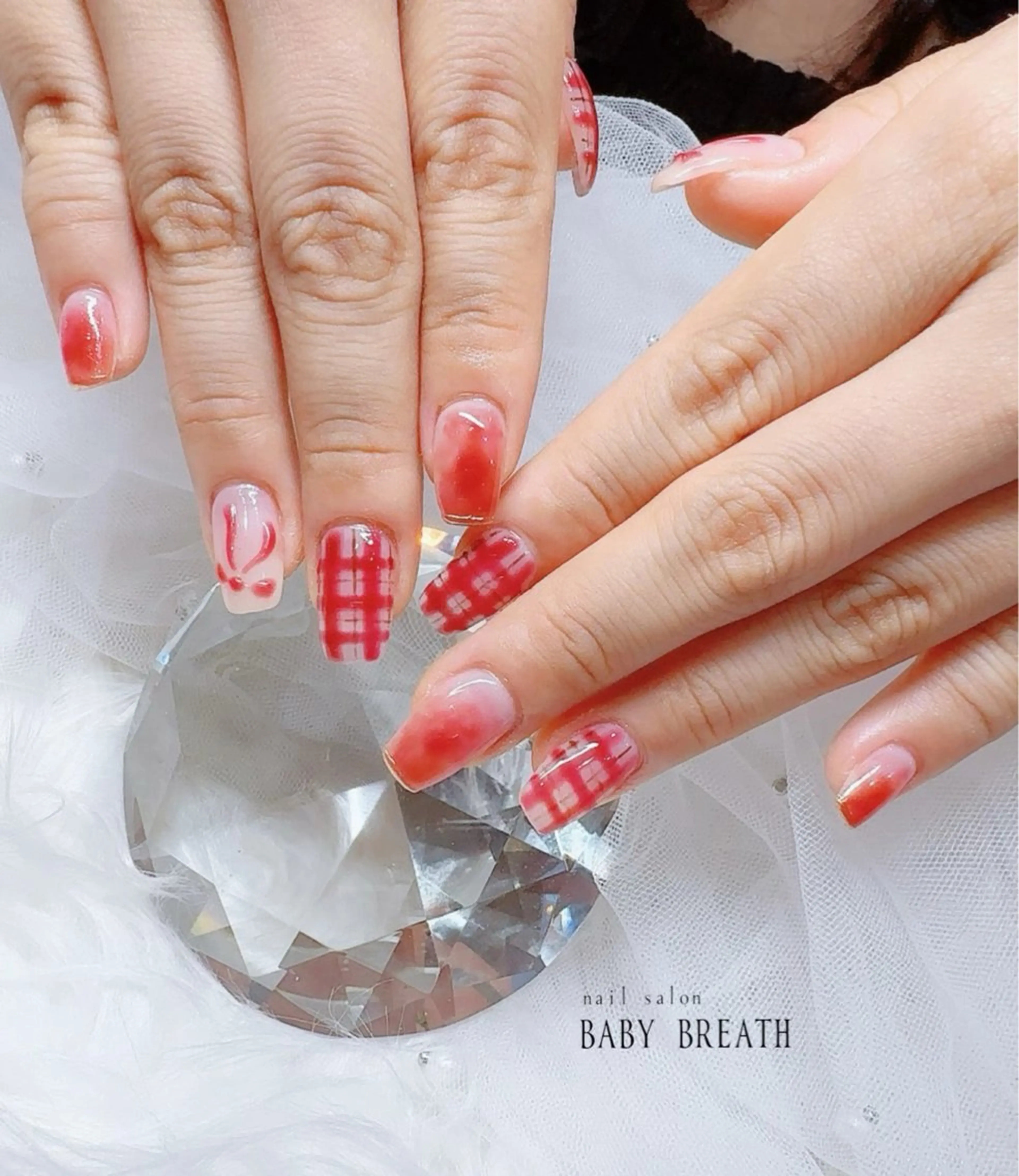 【ハンドネイル】持込デザインOK◎オフ込110分アートし放題《ストーン10個込》の写真