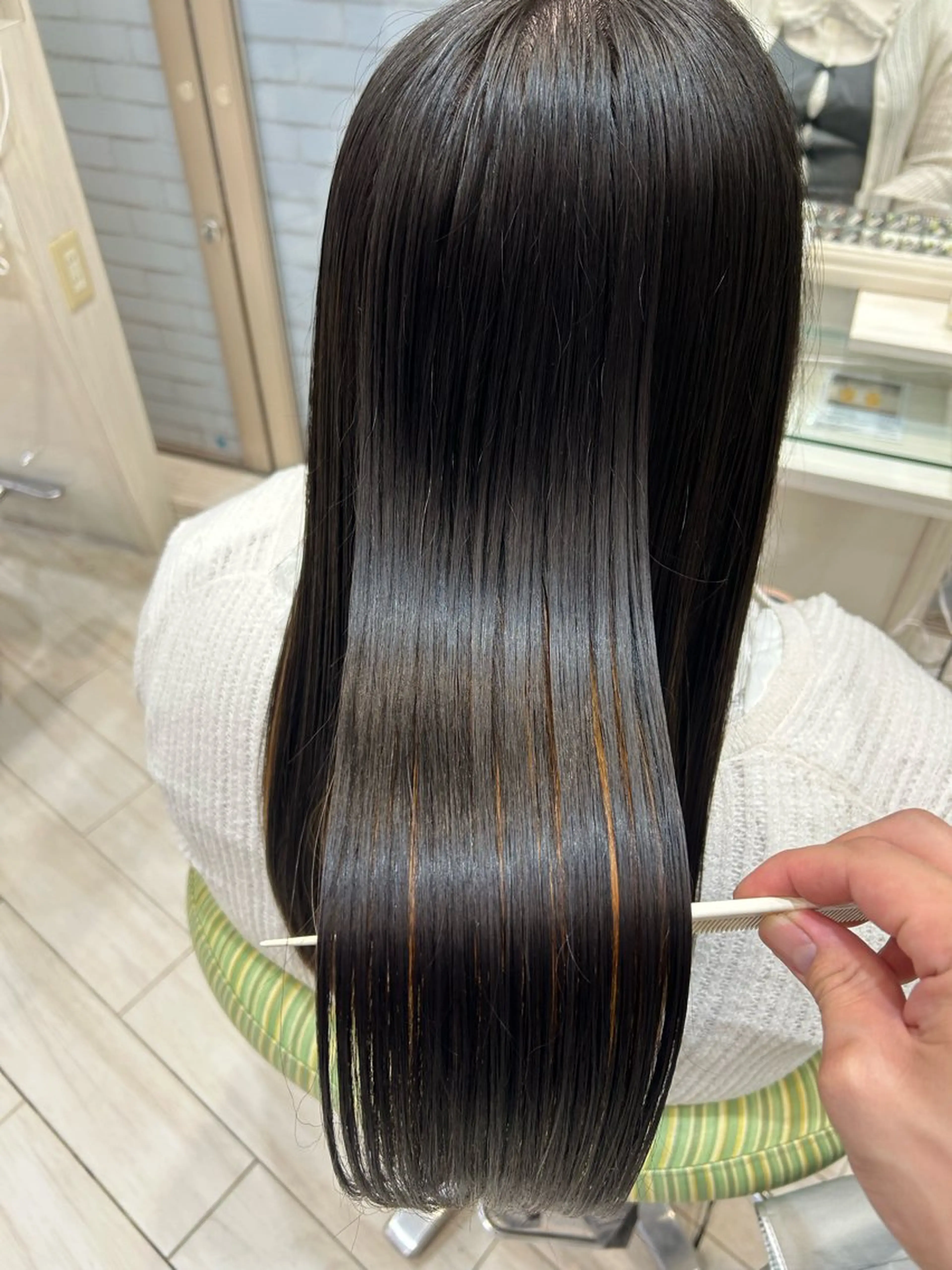 ロング カット トリートメント 中川 拓弥のヘアスタイル