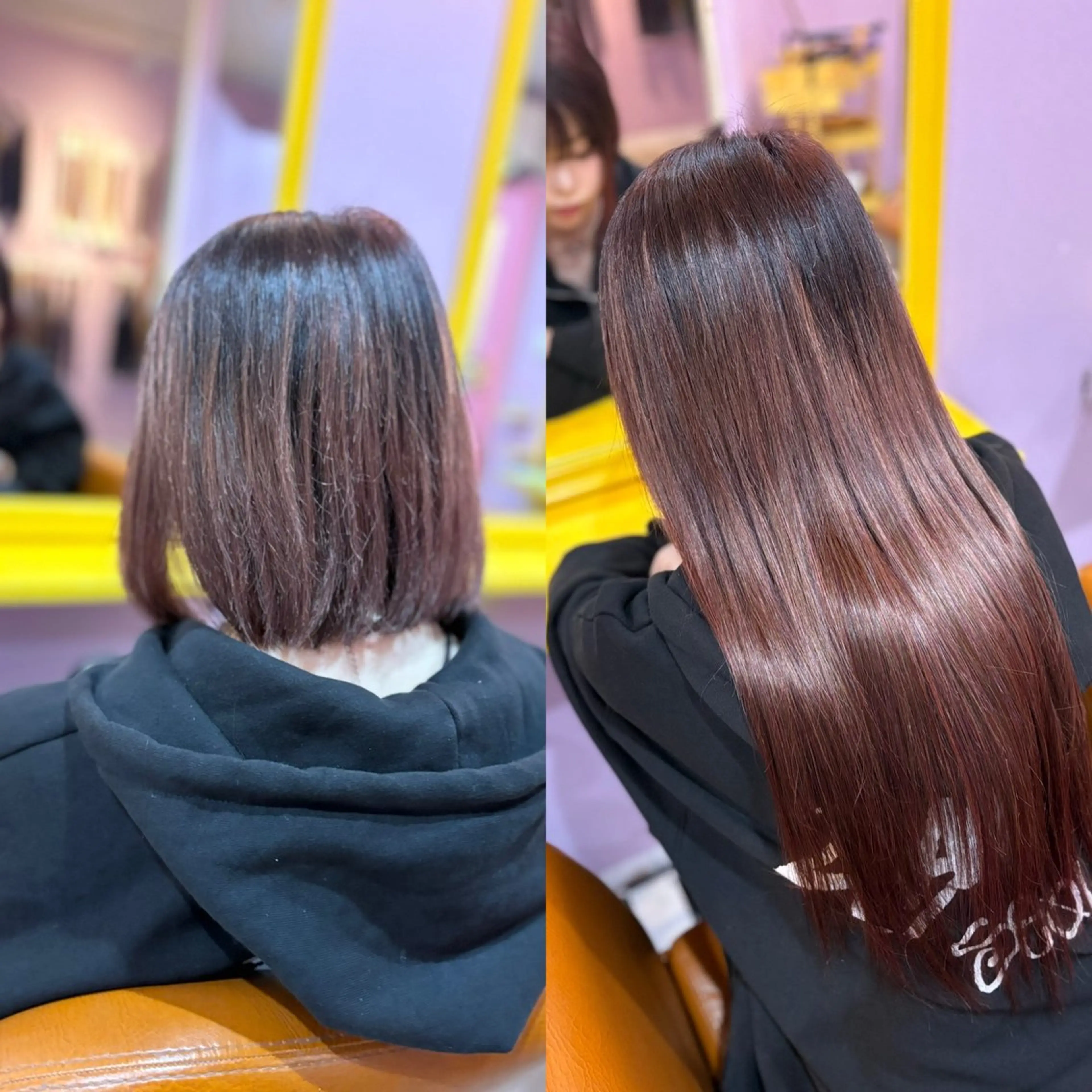 ショート エクステ チビ編み込みエクステ どぅ〜す/YUIのヘアスタイル