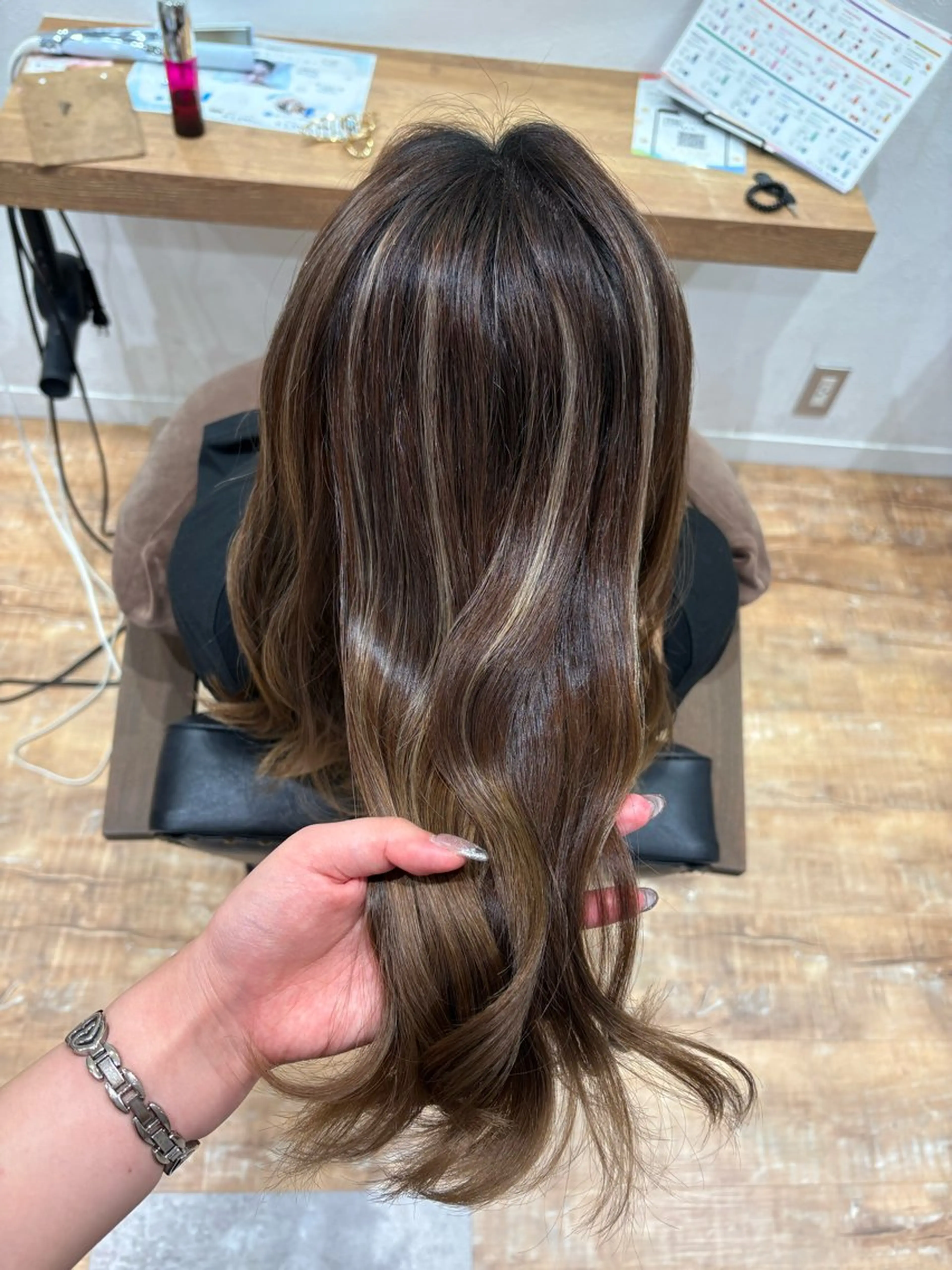 セミロング トリートメント 透明感カラー/ダブル カラー/MAI🎀のヘアスタイル