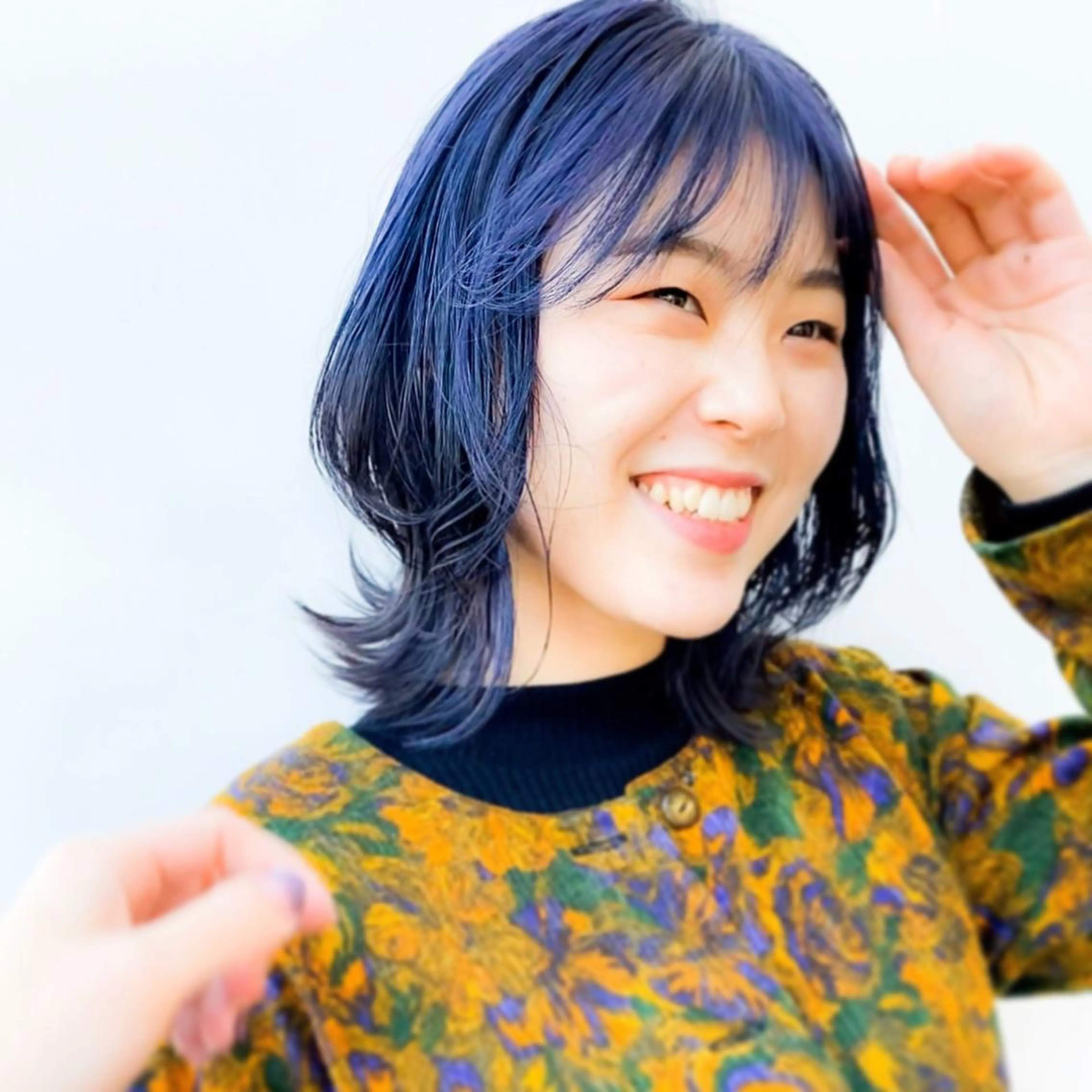 ミディアム カラー 大野 あさみのヘアスタイル