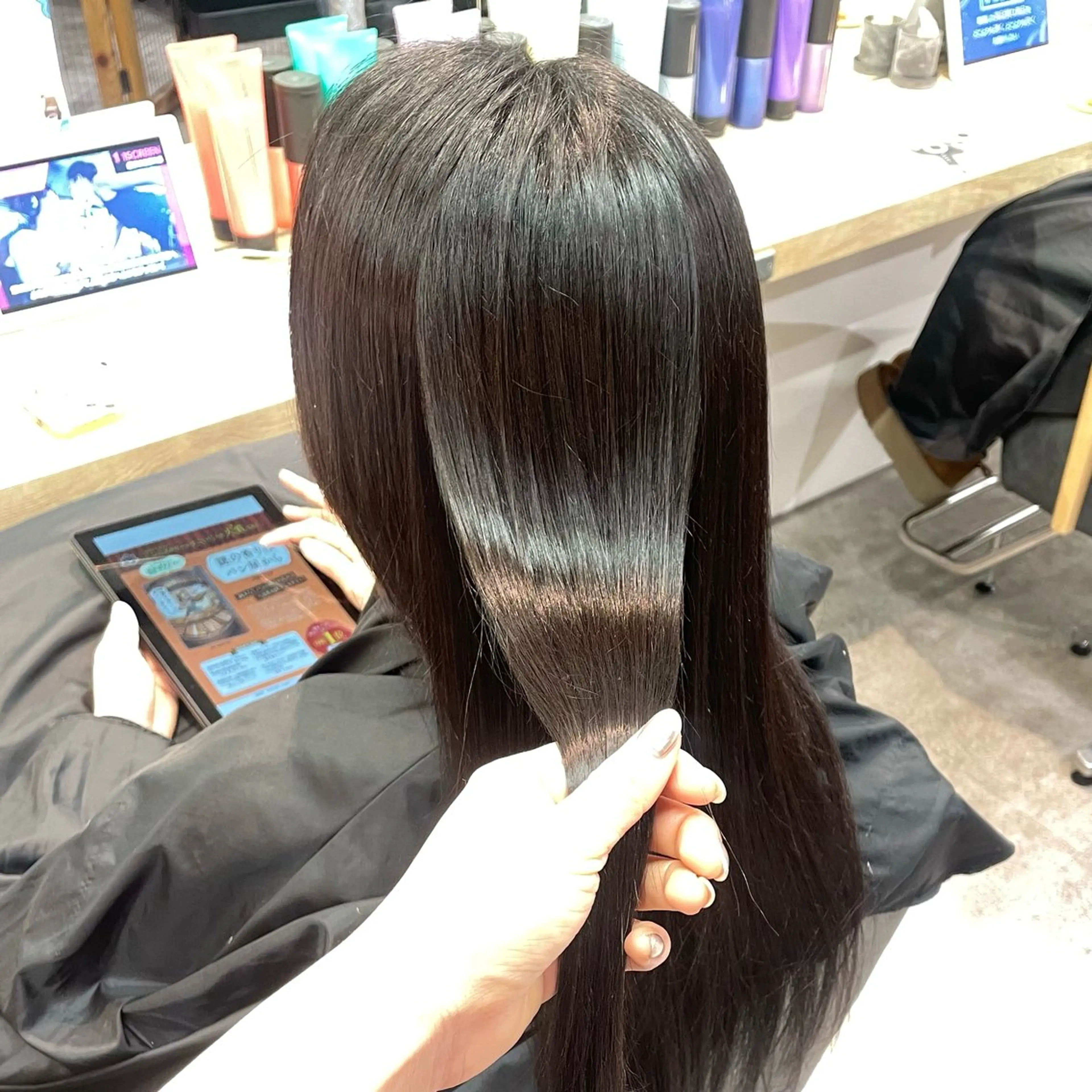 カット トリートメント 艶感カラー/髪質改善 /縮毛矯正/airiのヘアスタイル