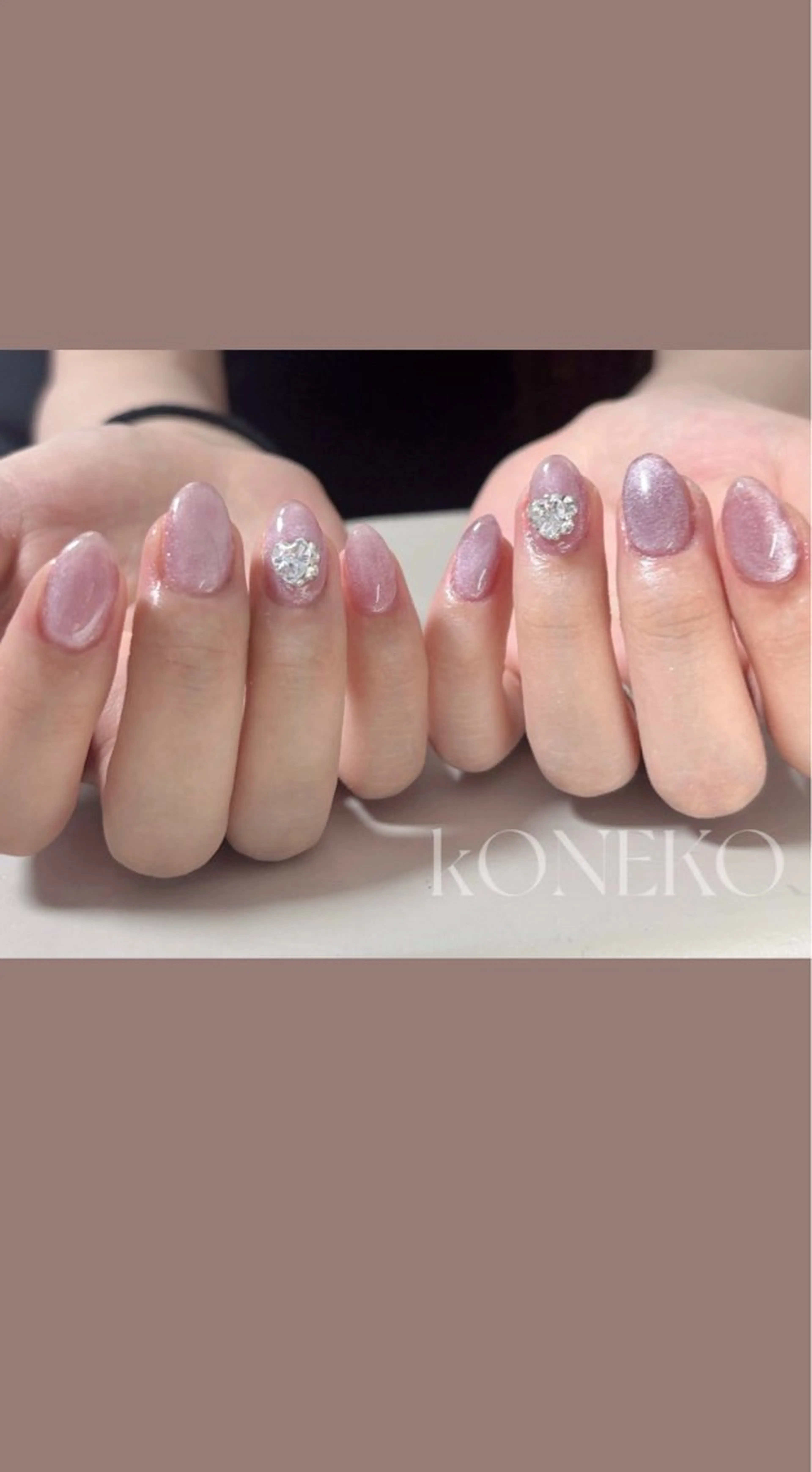ネイル ハンドネイル コネコネイルサロン モデル用のネイルデザイン