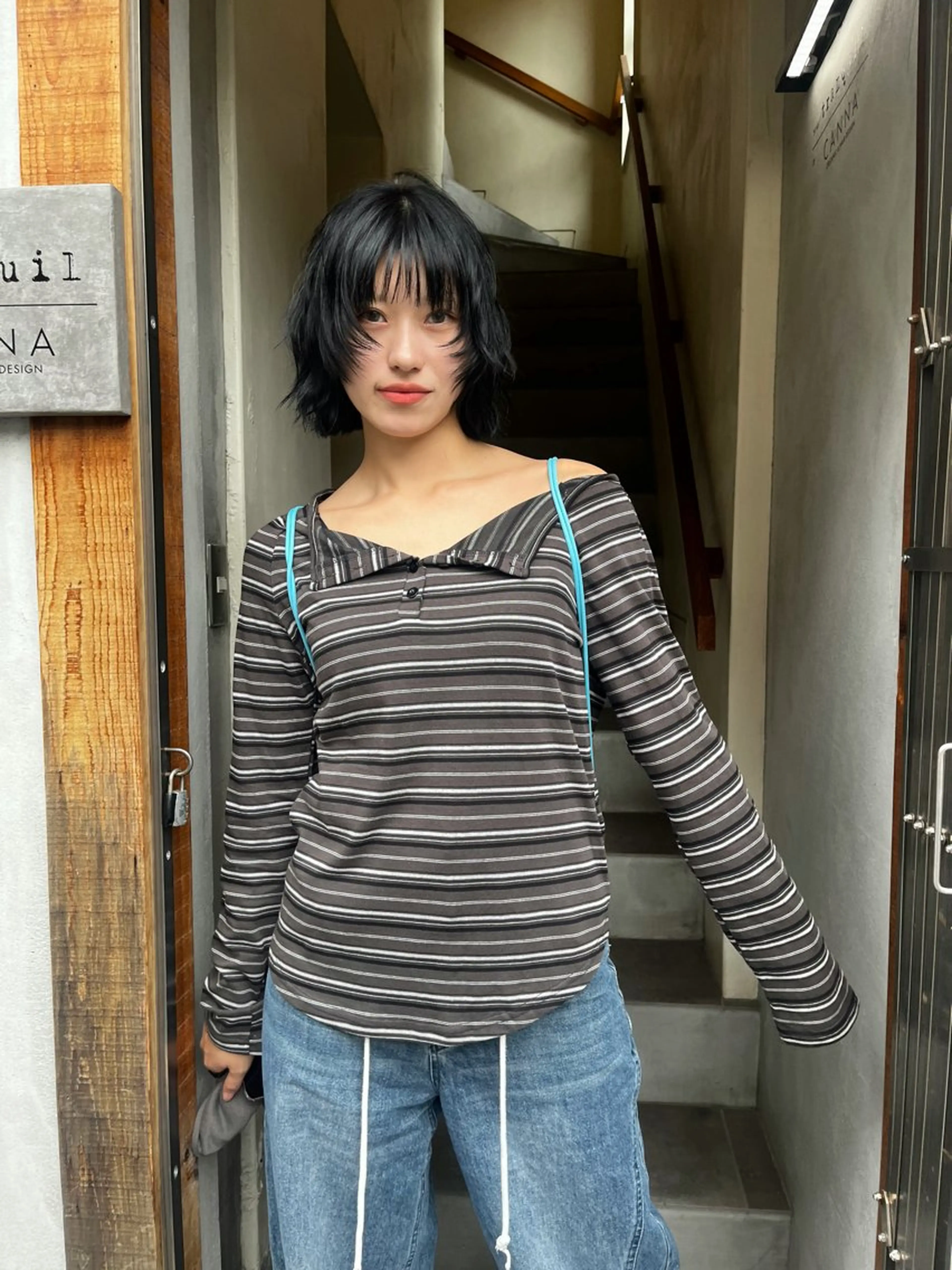 ショート カラー ボブ カット ヘアカラー 🦮shiori アイドルオタク🦮のヘアスタイル