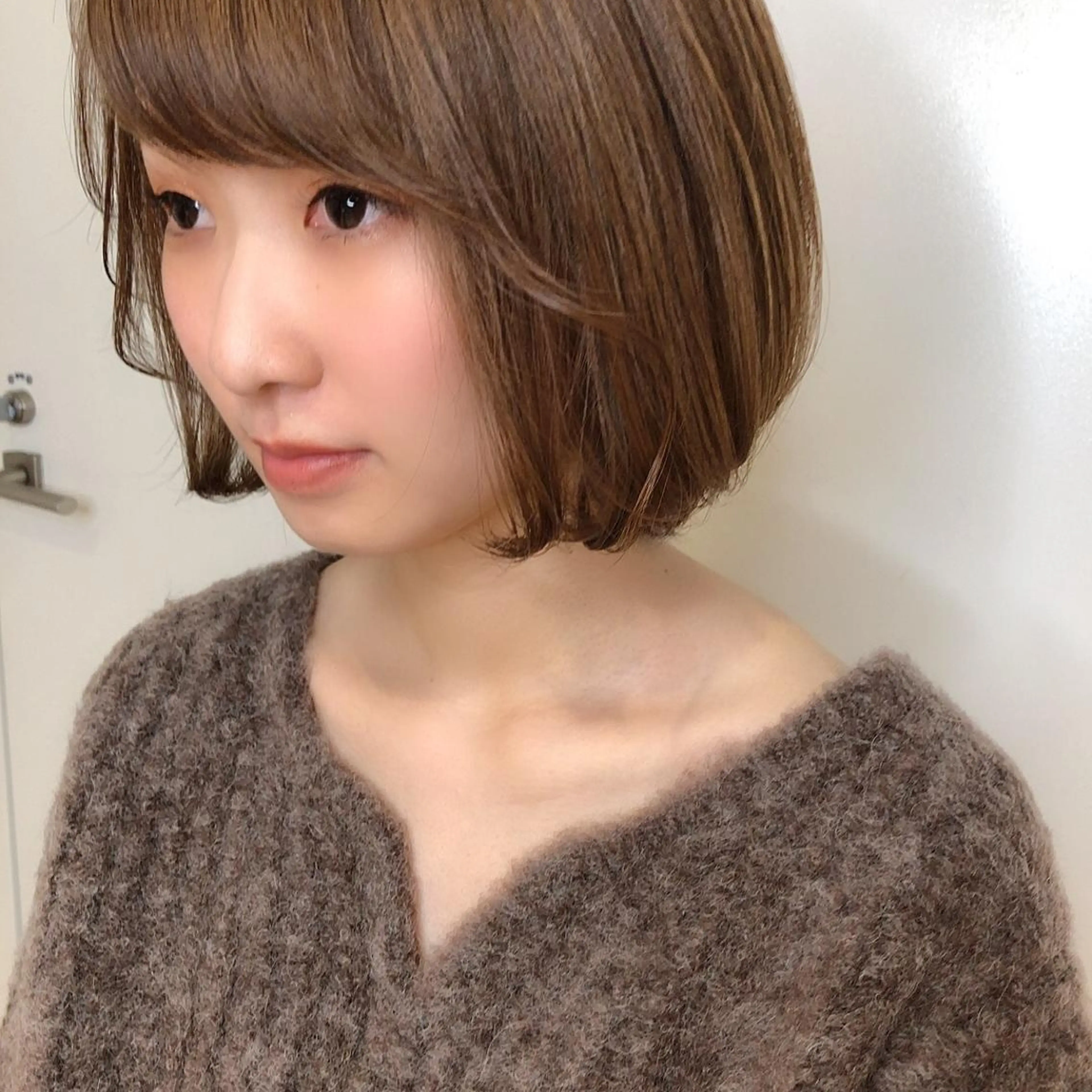 ショート カラー ヘアアレンジ マツエク・マツパ ベージュカラー ブリーチ ブリーチなしカラー カット ヘアカラー トリートメント Noah's　Ark所属・透明感カラー🫧ヘア セット🫧松本菜月の眉毛・アイブロウイメージ