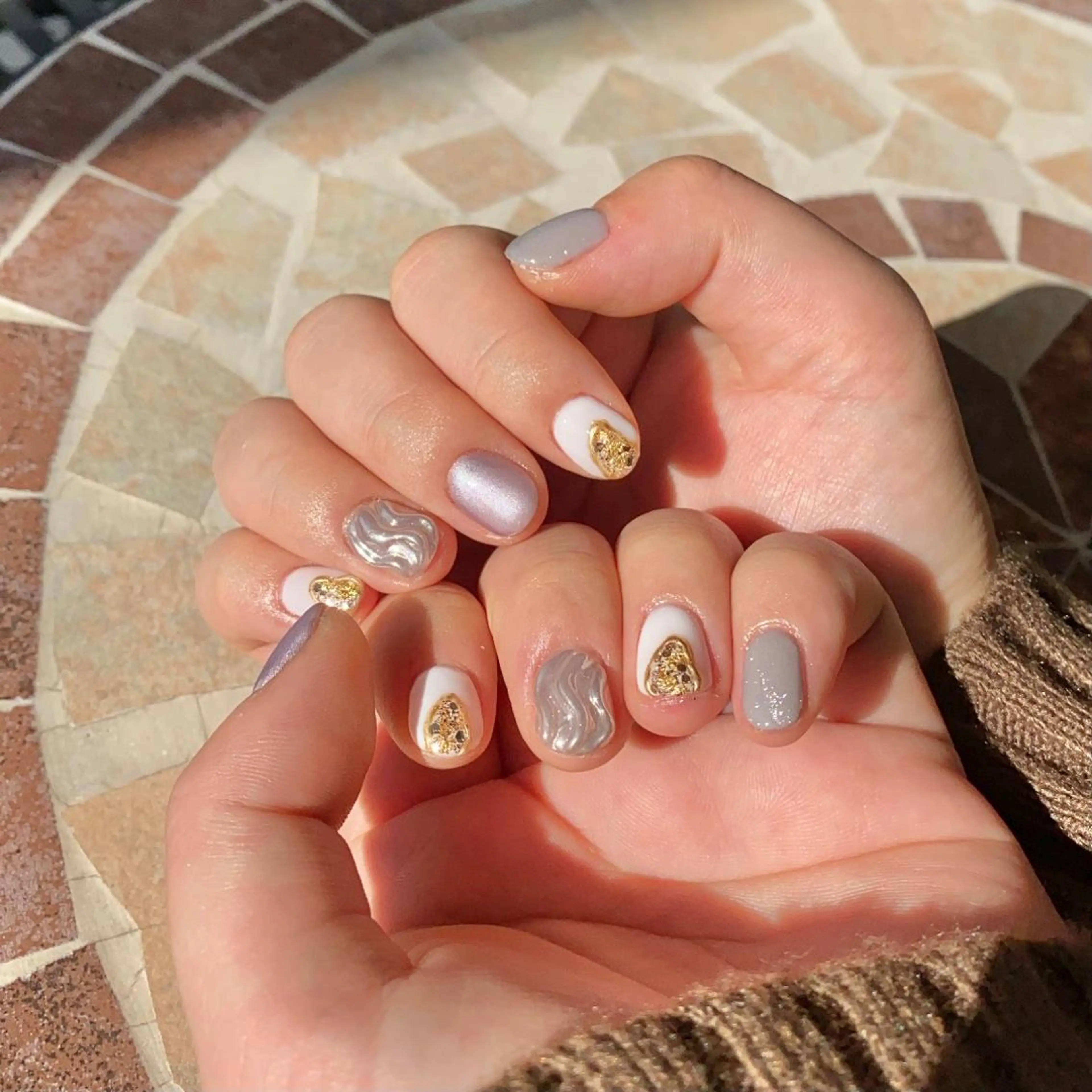 ショート ネイル MIZUKI 🌏NEWWORLDのネイルデザイン