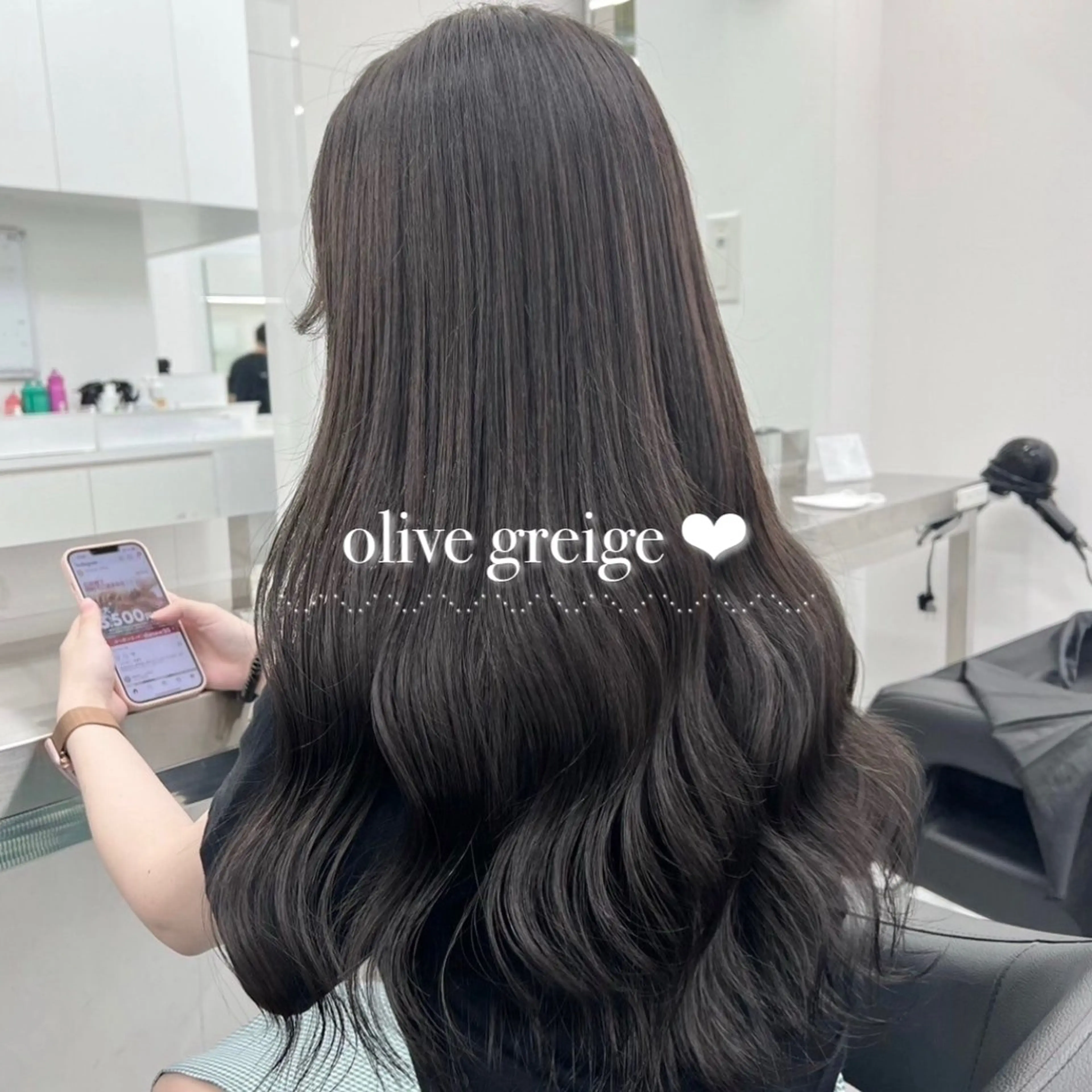 カラー ヘアカラー トリートメント かわいい艶髪🤍 れいな🤍のヘアスタイル