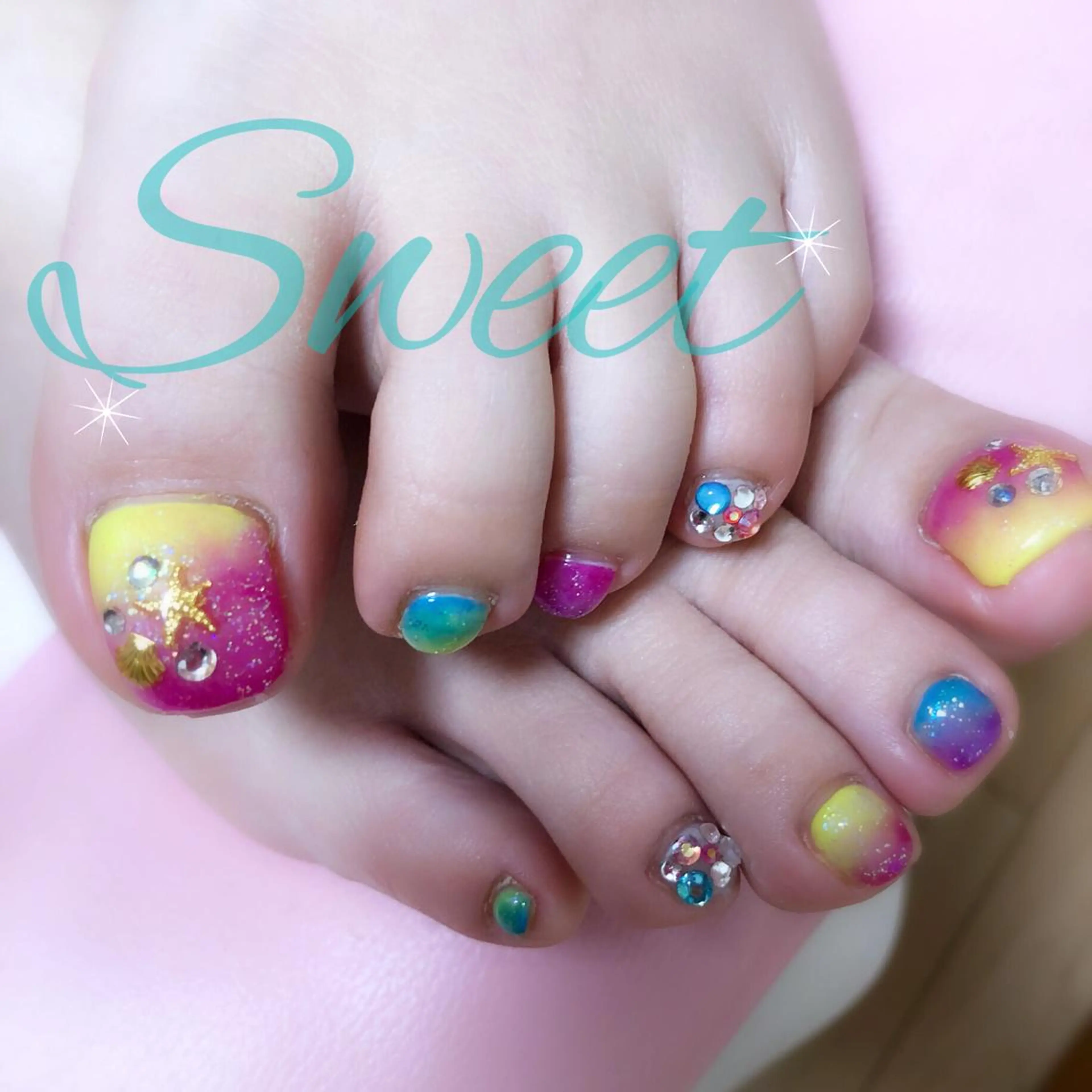 ネイル sweet 仲野陽子のネイルデザイン