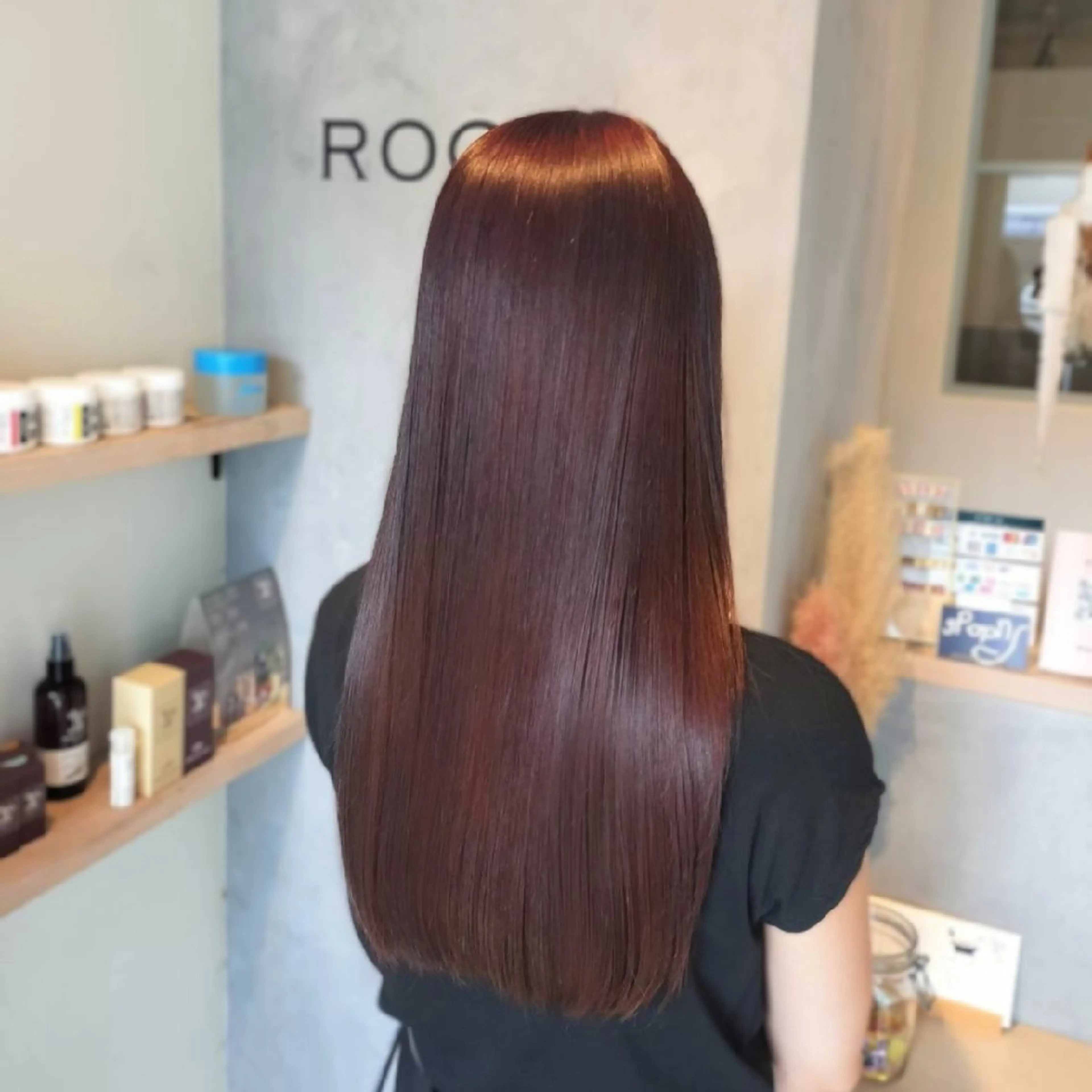ロング カラー ヘアカラー ROCCO ひなこのヘアスタイル