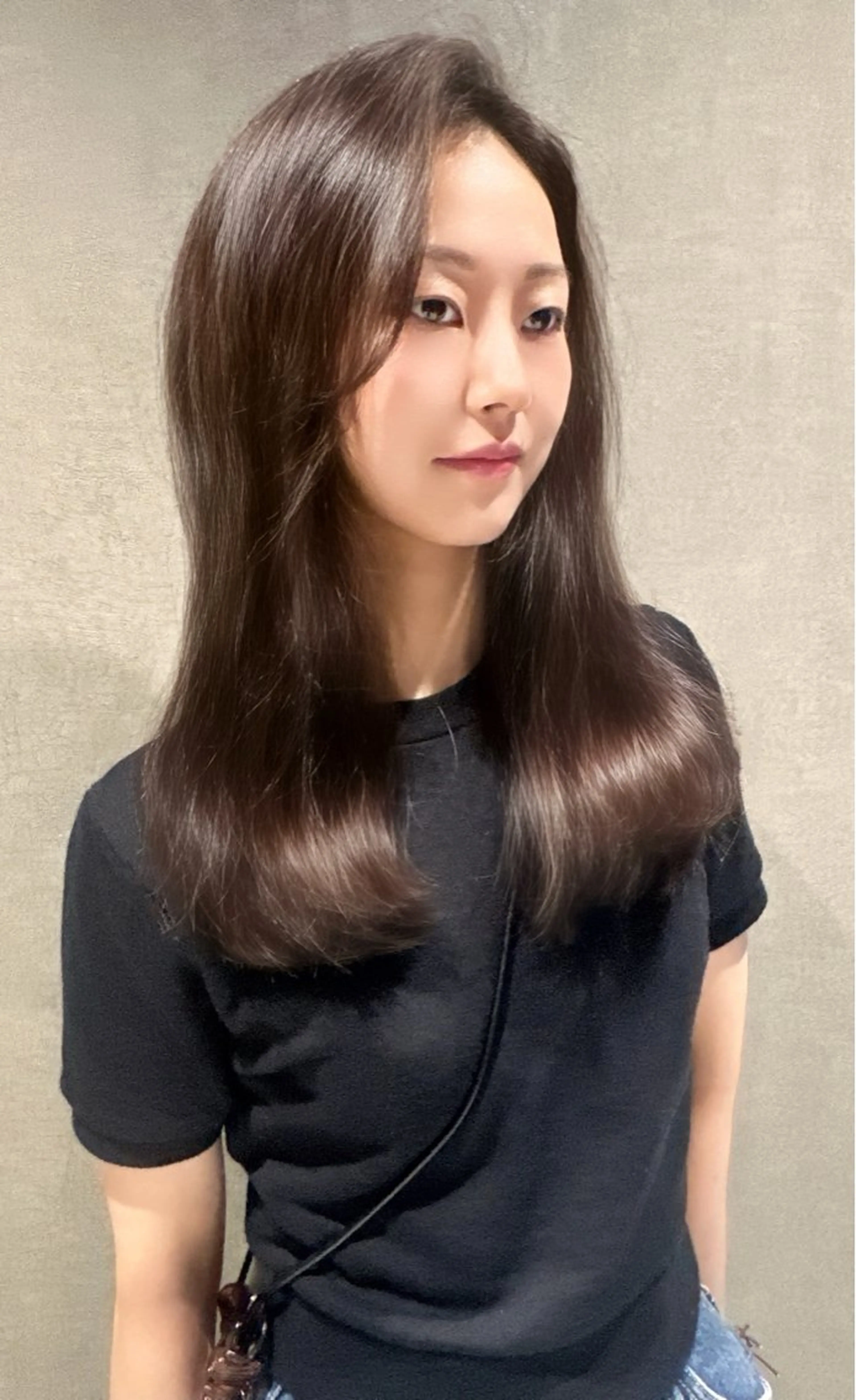 セミロング ヘアカラー 村井 隆仁のヘアスタイル