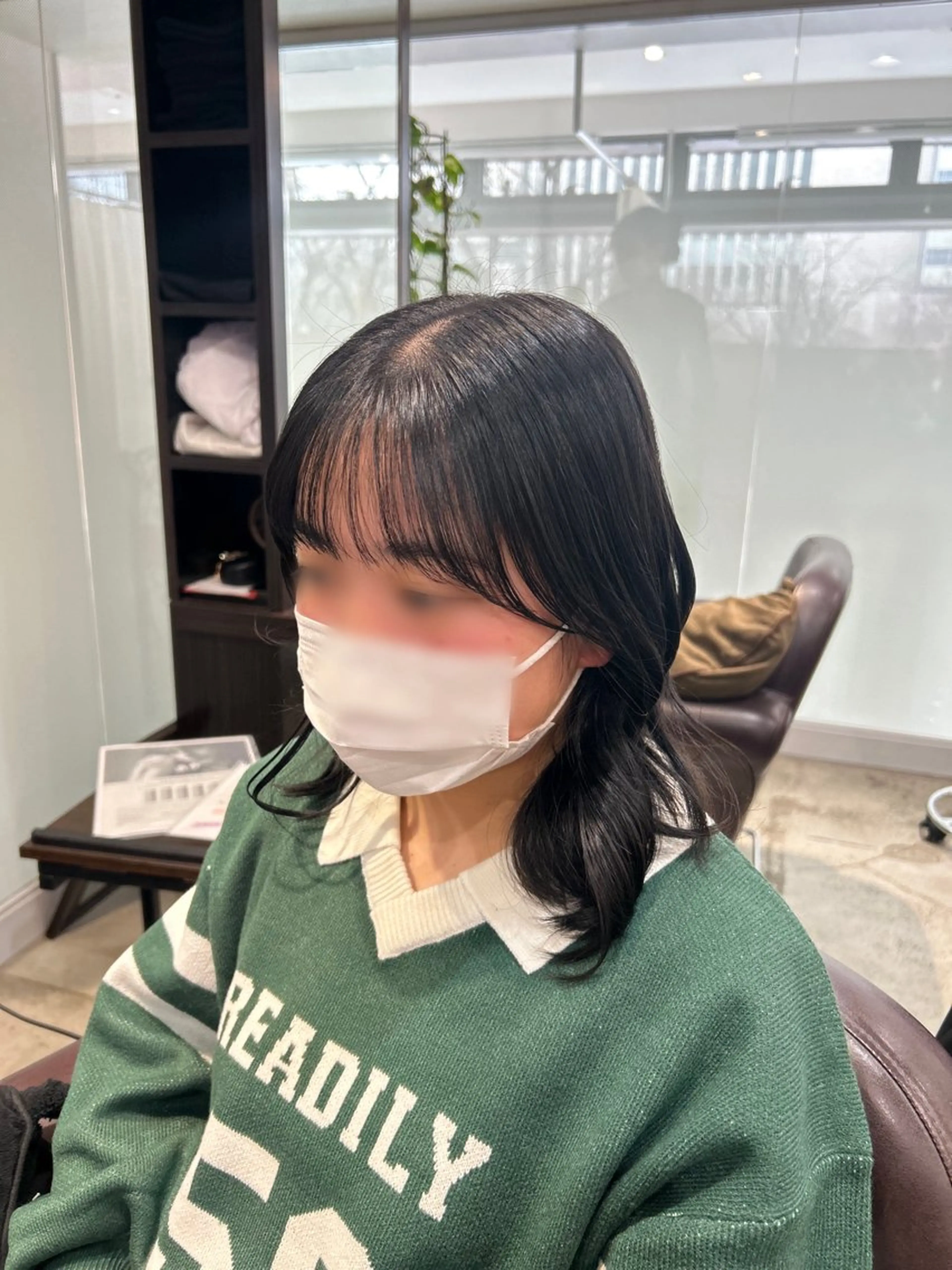 ミディアム カラー カット ヘアカラー 坂本奈都美 🎀のヘアスタイル